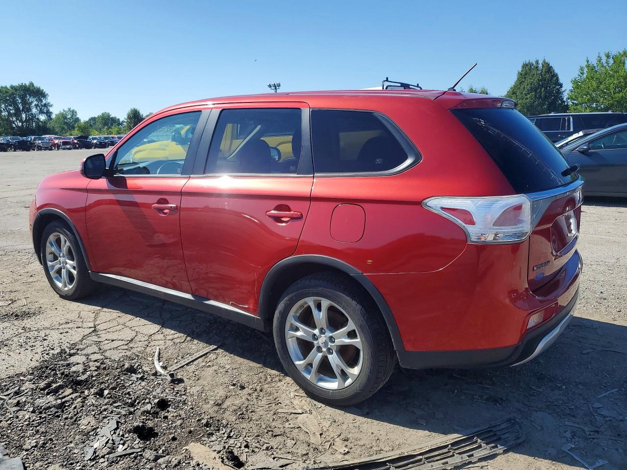 2015 Mitsubishi Outlander Se Red vin: JA4AD3A36FZ008895