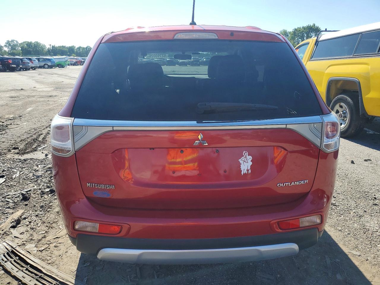 2015 Mitsubishi Outlander Se Red vin: JA4AD3A36FZ008895