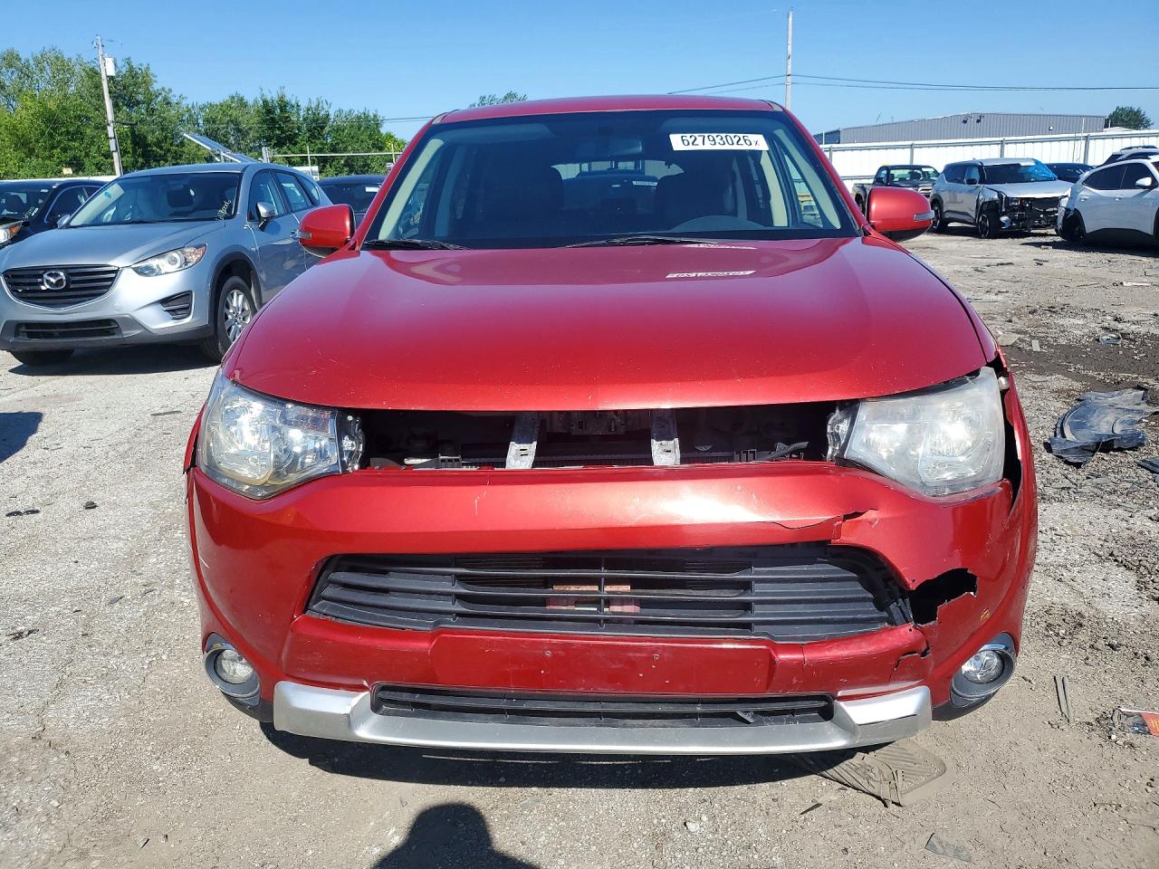 2015 Mitsubishi Outlander Se Red vin: JA4AD3A36FZ008895