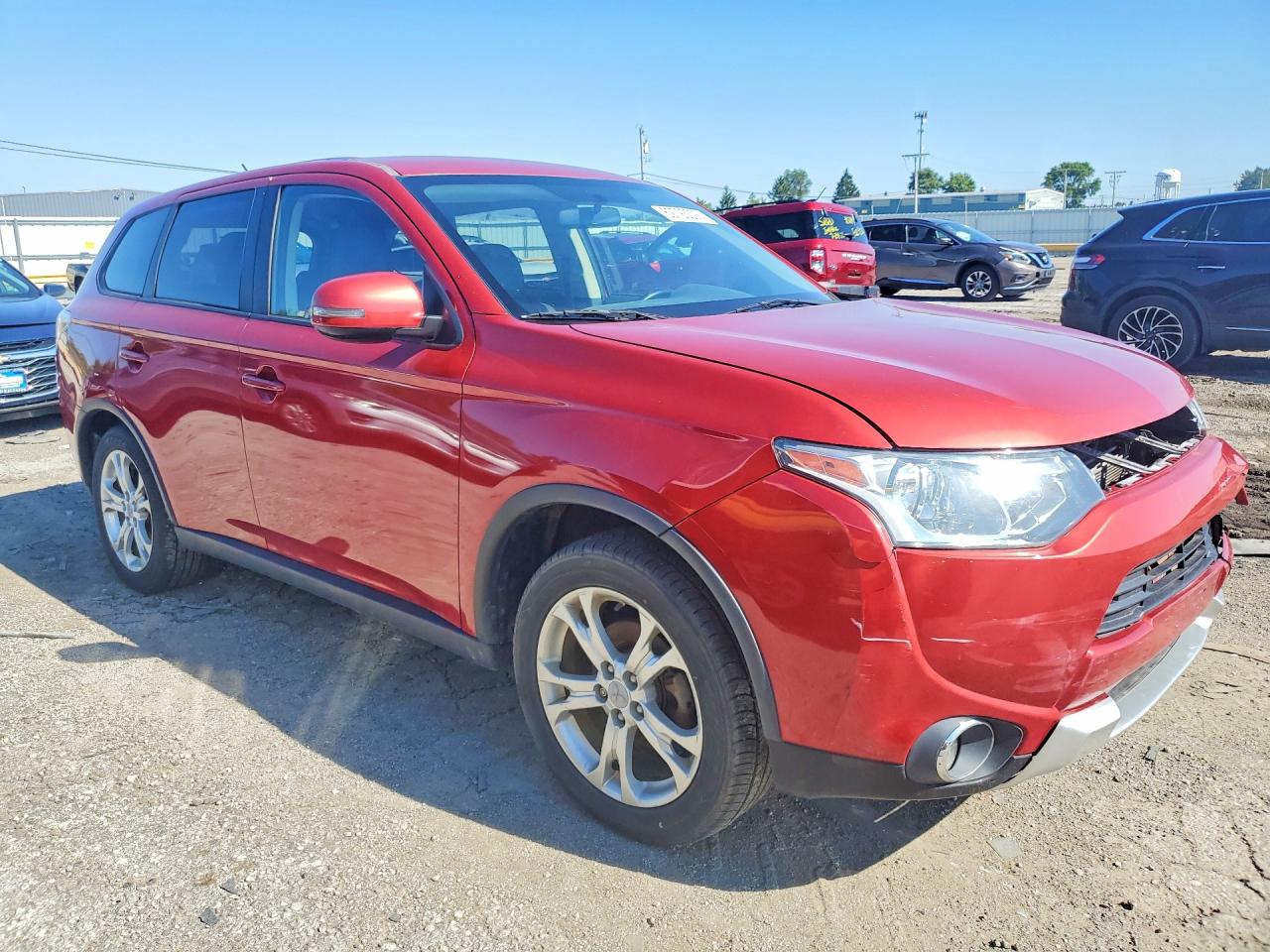 2015 Mitsubishi Outlander Se Red vin: JA4AD3A36FZ008895