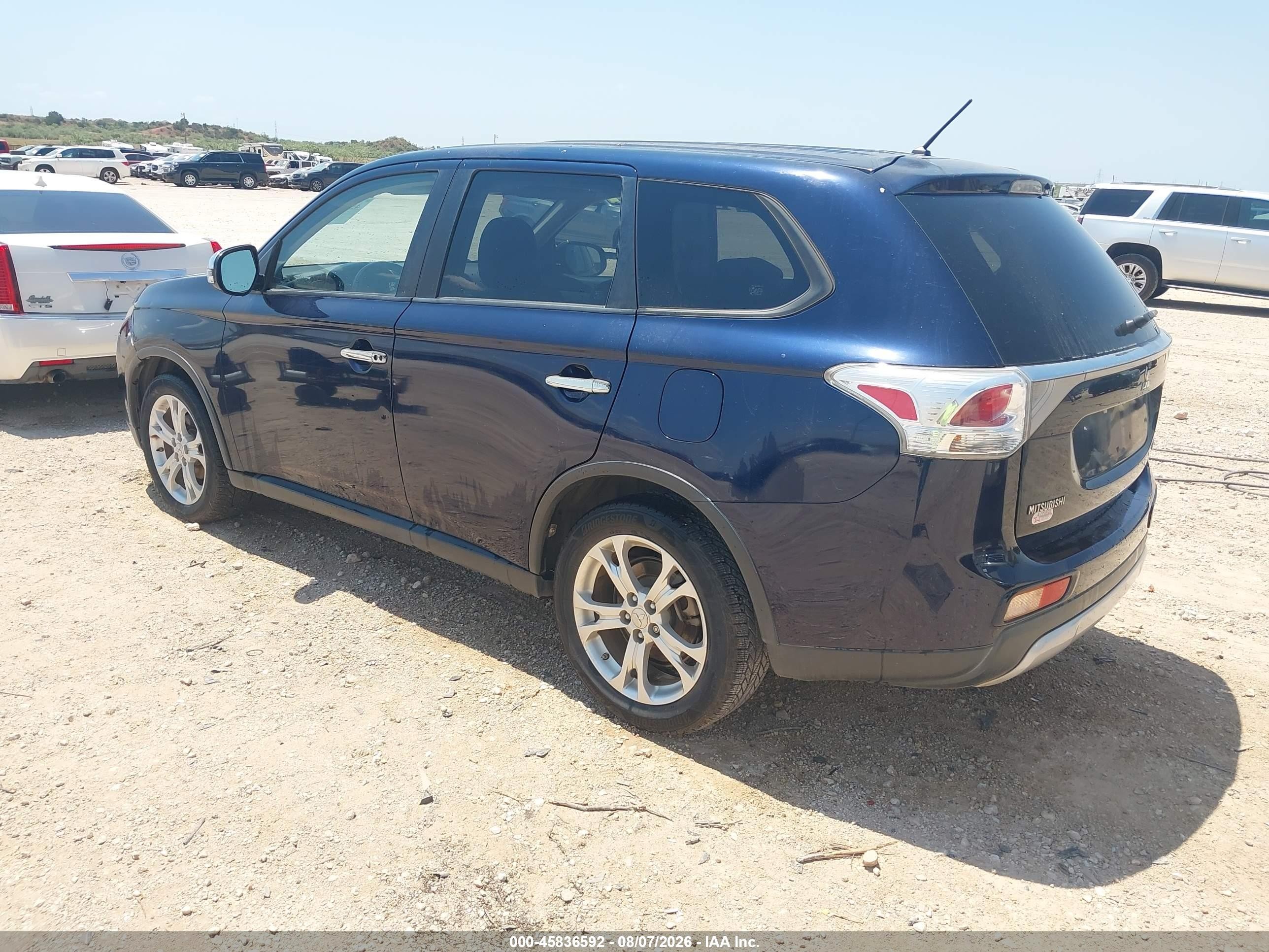 2015 Mitsubishi Outlander Se Blue vin: JA4AD3A36FZ009870