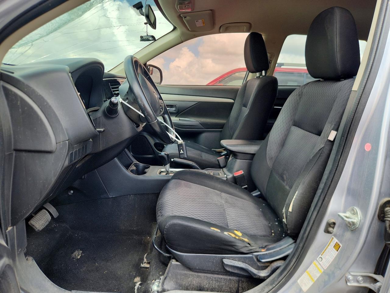 2014 Mitsubishi Outlander Se Silver vin: JA4AD3A37EZ001842