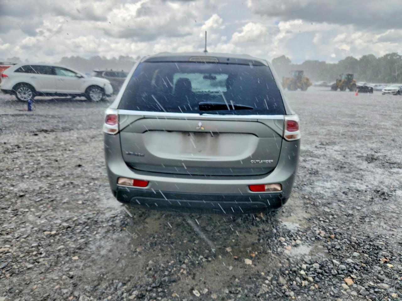 2014 Mitsubishi Outlander Se Gray vin: JA4AD3A37EZ013389