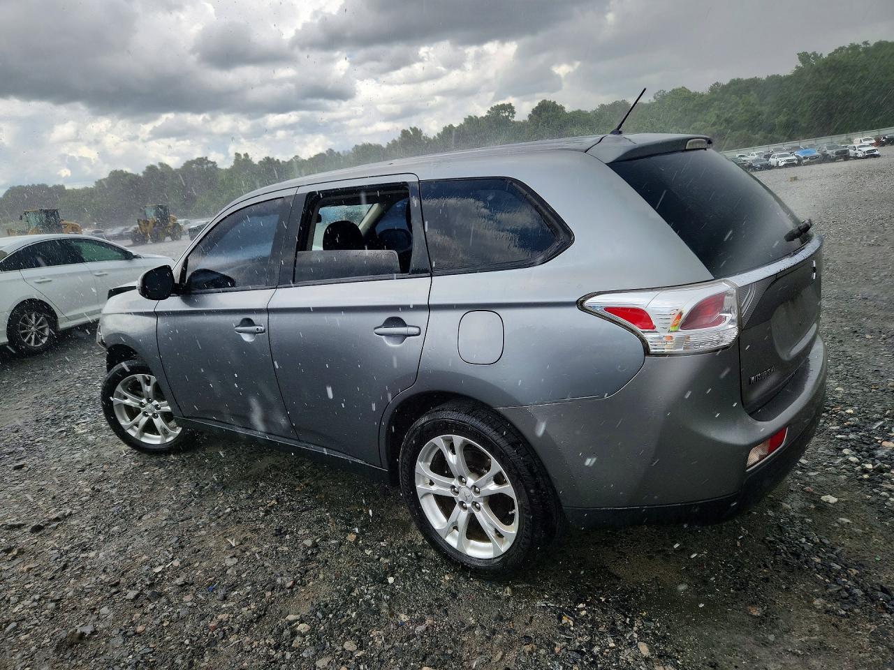 2014 Mitsubishi Outlander Se Gray vin: JA4AD3A37EZ013389