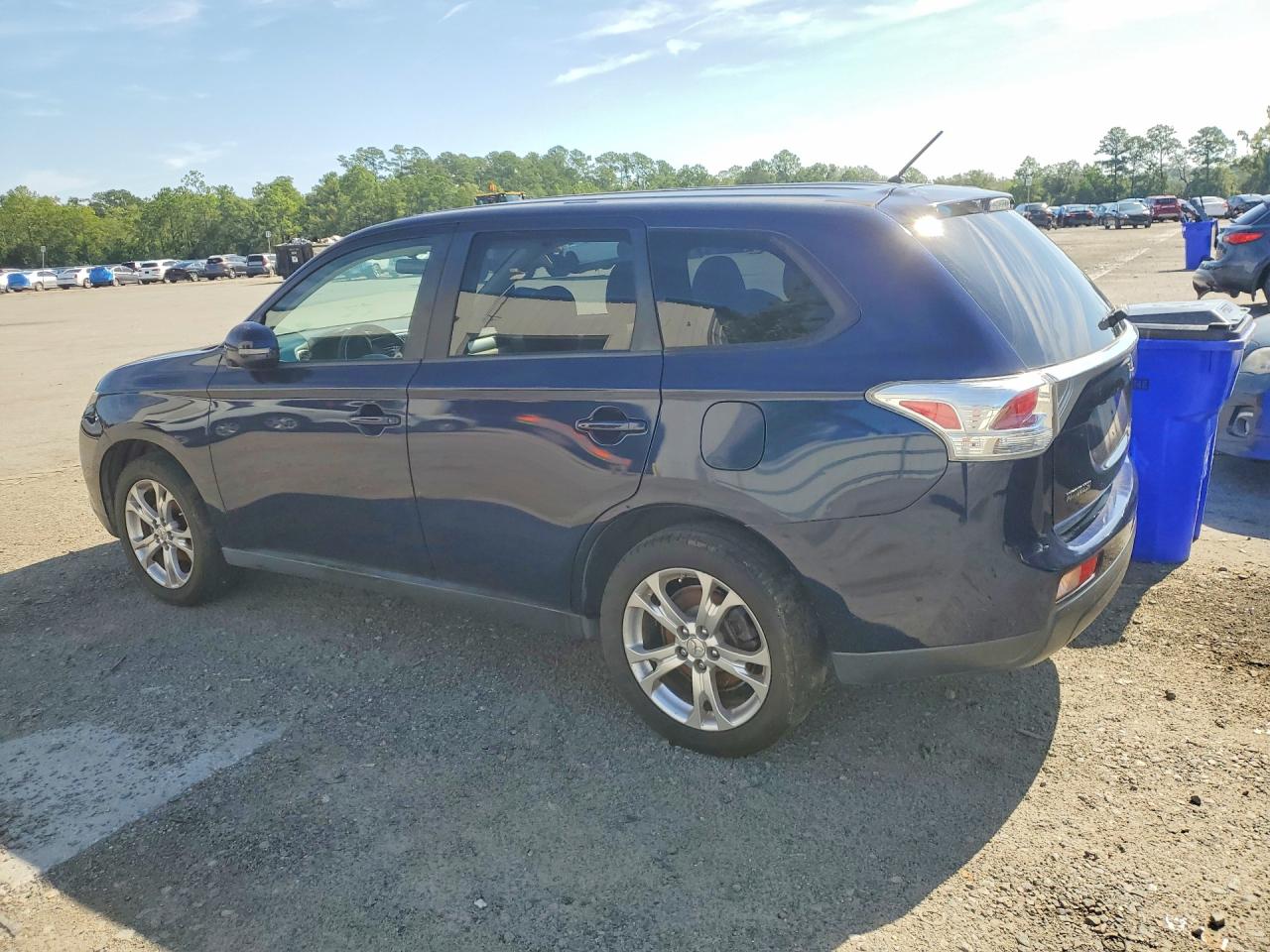 2014 Mitsubishi Outlander Se Blue vin: JA4AD3A38EZ004605