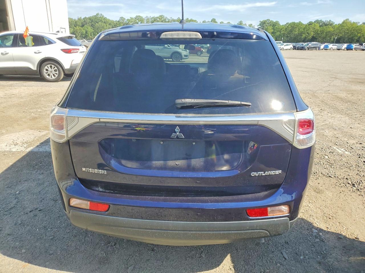 2014 Mitsubishi Outlander Se Blue vin: JA4AD3A38EZ004605
