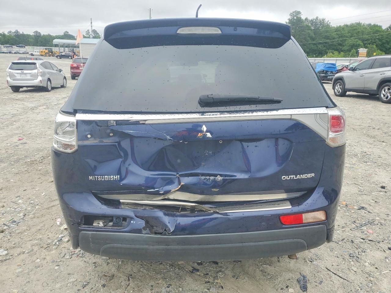 2014 Mitsubishi Outlander Se Blue vin: JA4AD3A38EZ009268
