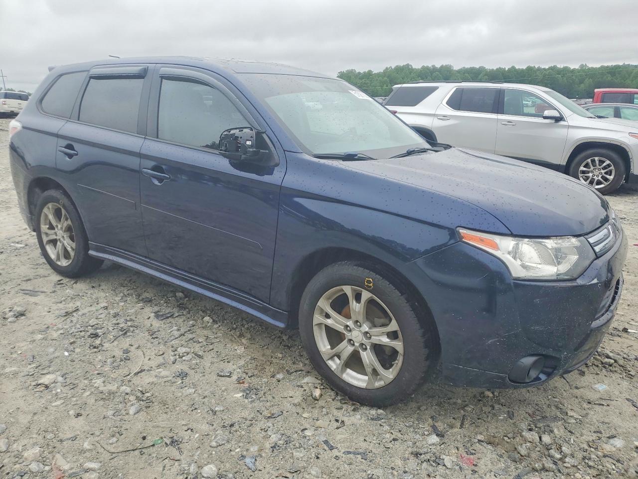 2014 Mitsubishi Outlander Se Blue vin: JA4AD3A38EZ009268