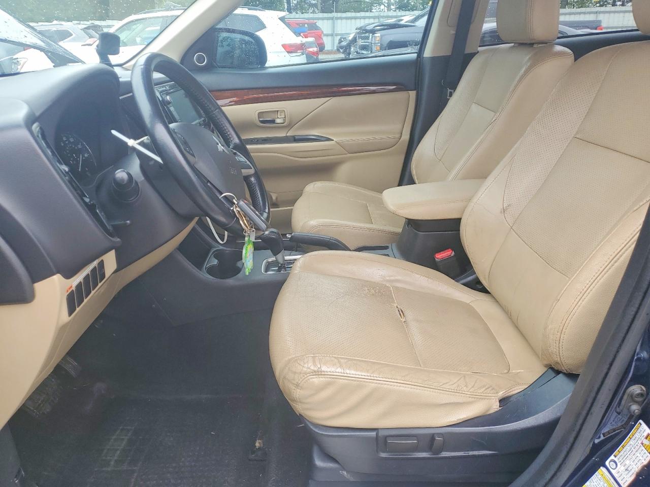 2014 Mitsubishi Outlander Se Blue vin: JA4AD3A38EZ009268