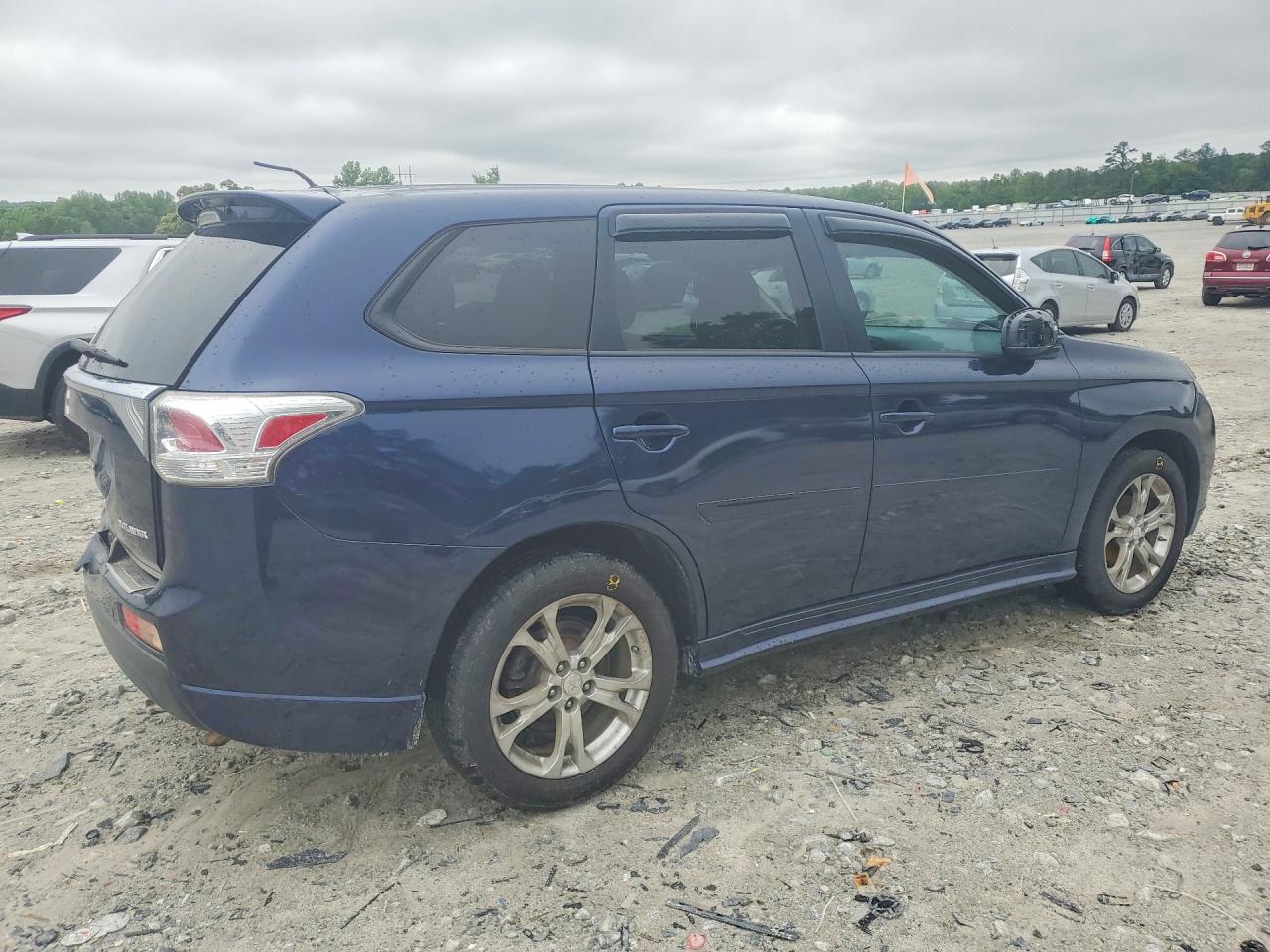 2014 Mitsubishi Outlander Se Blue vin: JA4AD3A38EZ009268