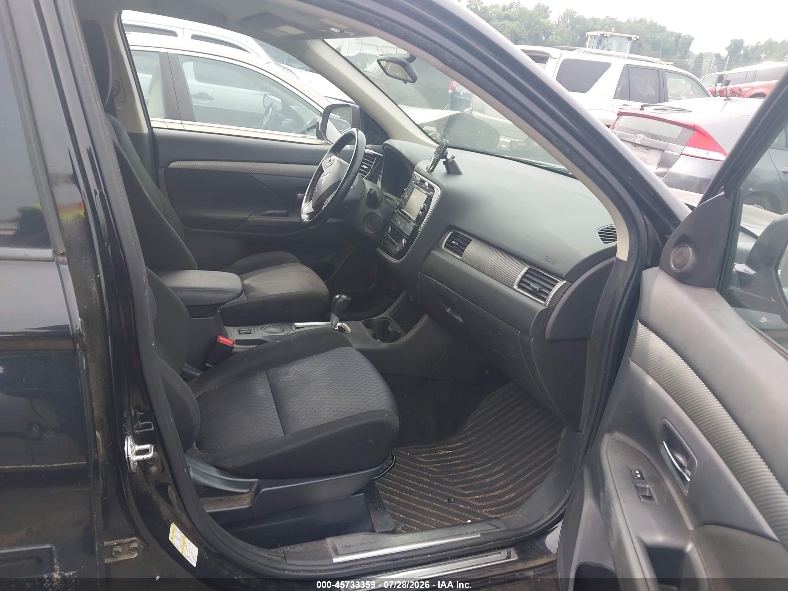 2014 Mitsubishi Outlander Se Black vin: JA4AD3A38EZ010064