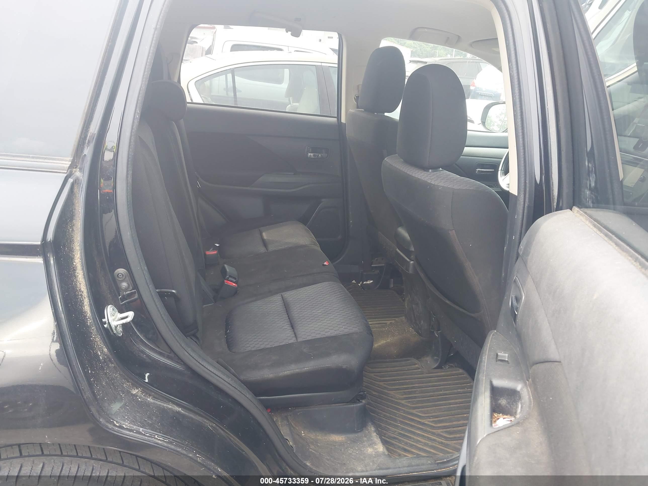 2014 Mitsubishi Outlander Se Black vin: JA4AD3A38EZ010064