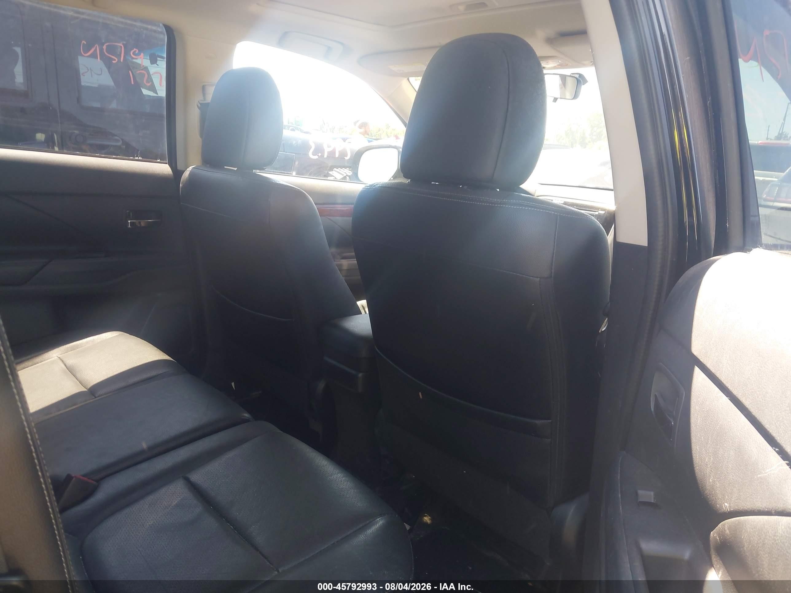 2015 Mitsubishi Outlander Se Черный vin: JA4AD3A38FZ004055