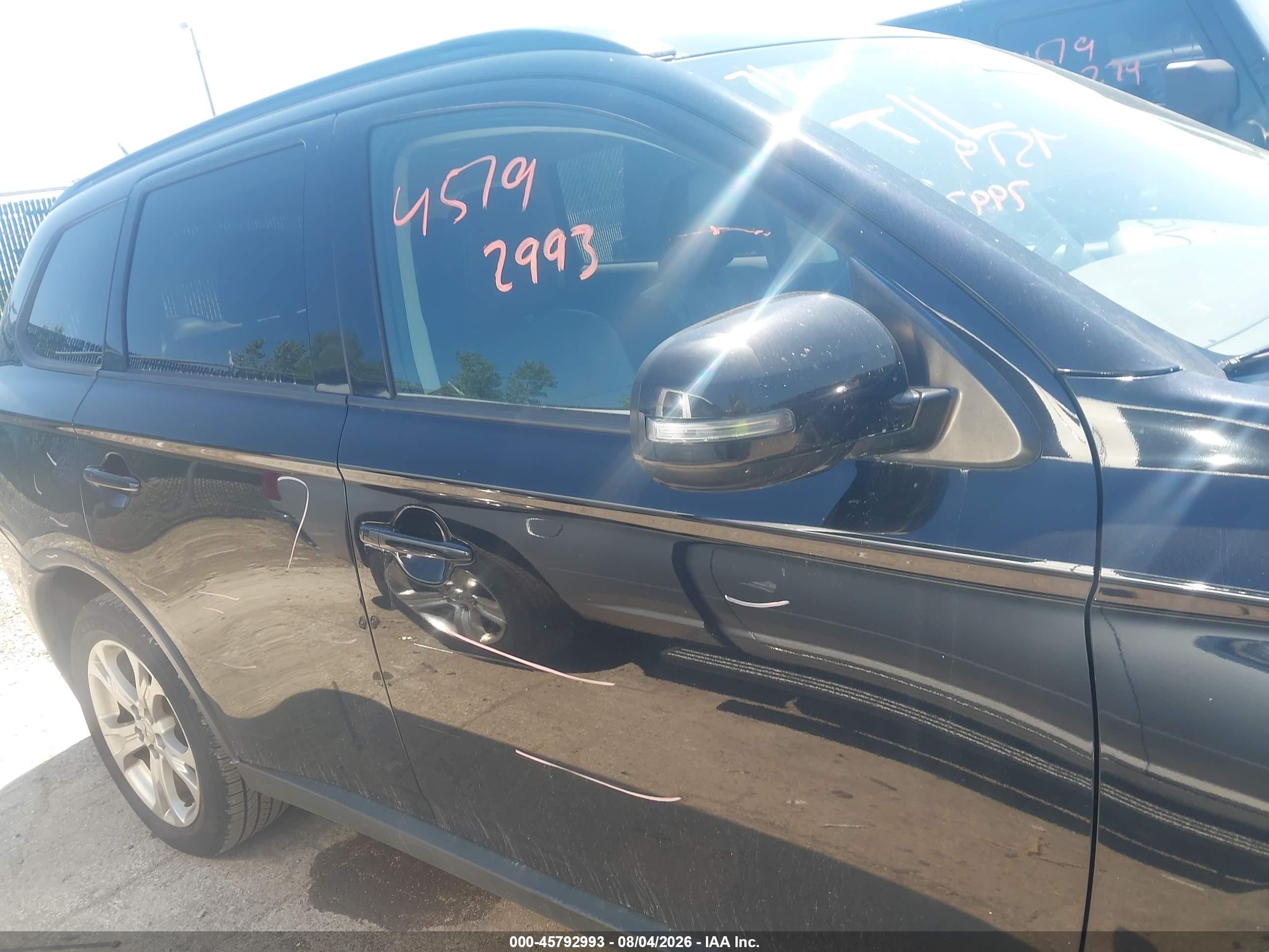 2015 Mitsubishi Outlander Se Черный vin: JA4AD3A38FZ004055