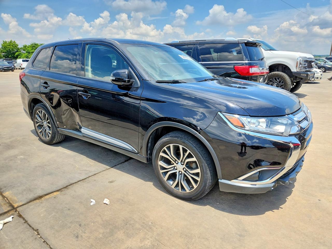 2016 Mitsubishi Outlander Se Черный vin: JA4AD3A38GZ011797