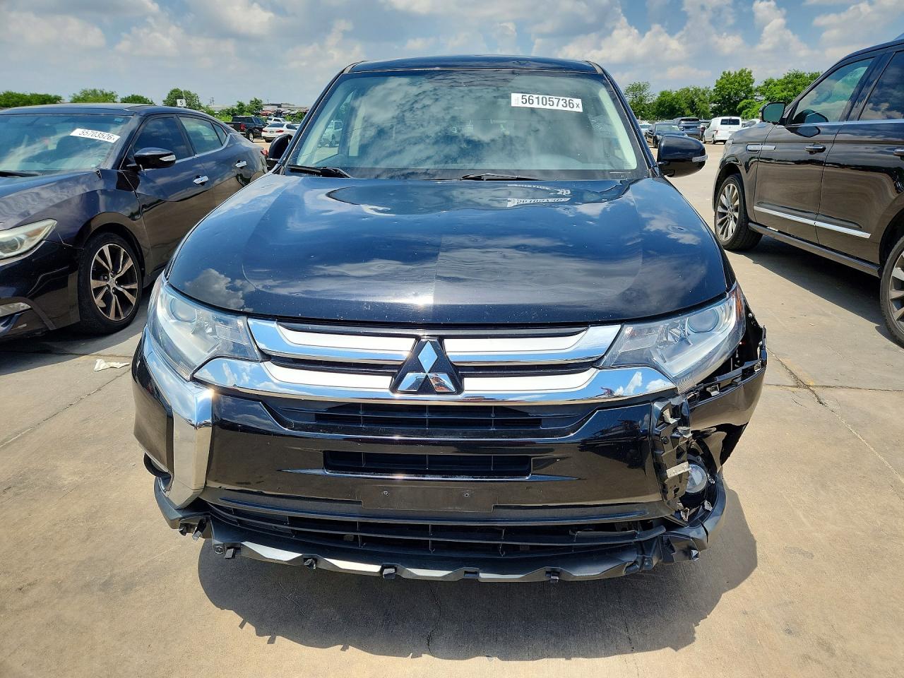 2016 Mitsubishi Outlander Se Черный vin: JA4AD3A38GZ011797