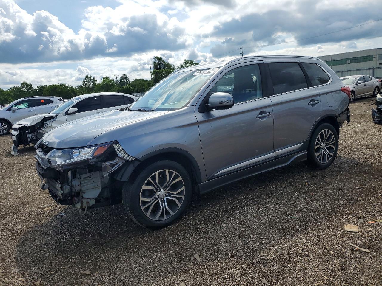 2018 Mitsubishi Outlander Se Серый vin: JA4AD3A38JZ004565