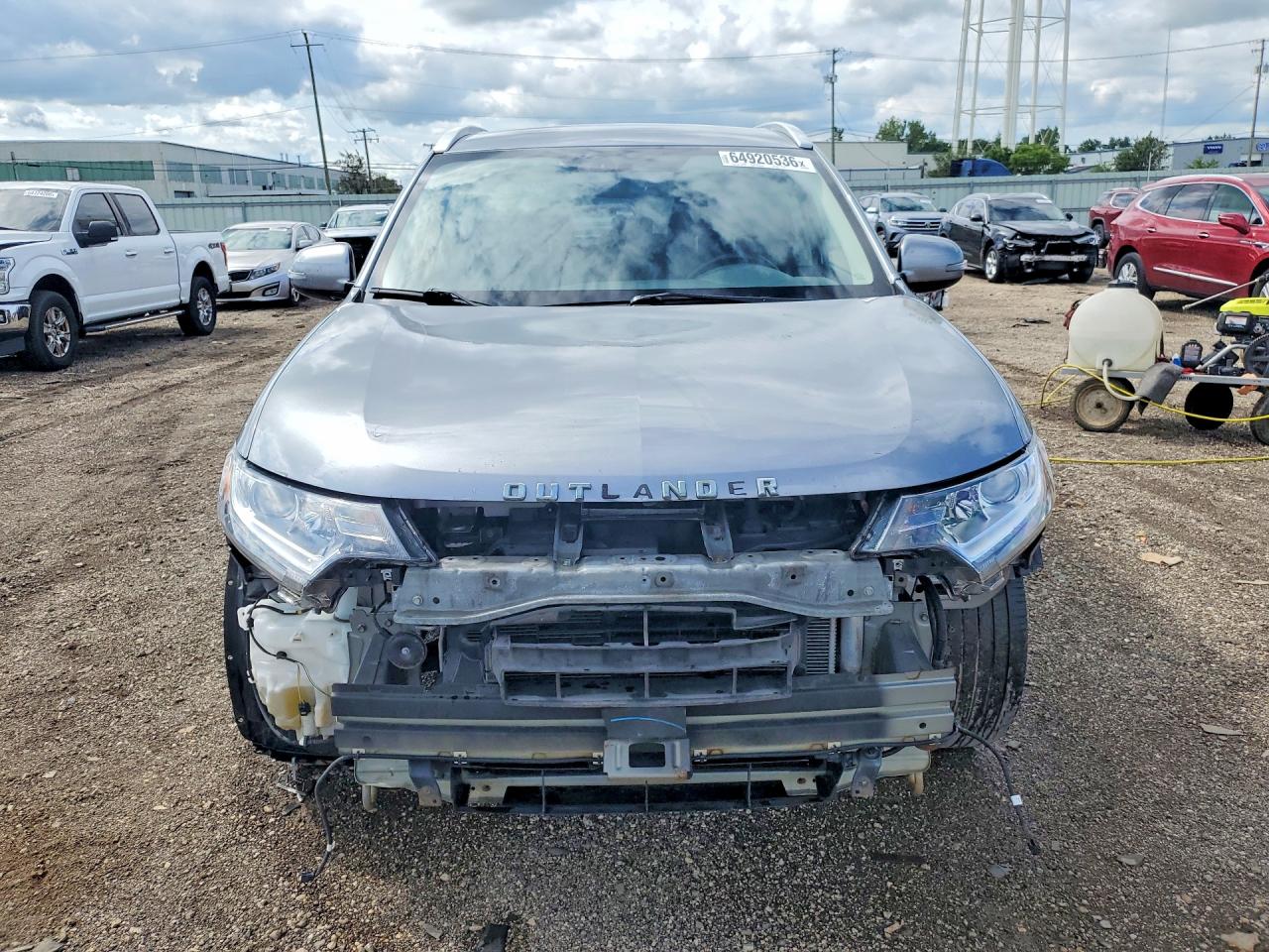2018 Mitsubishi Outlander Se Gray vin: JA4AD3A38JZ004565