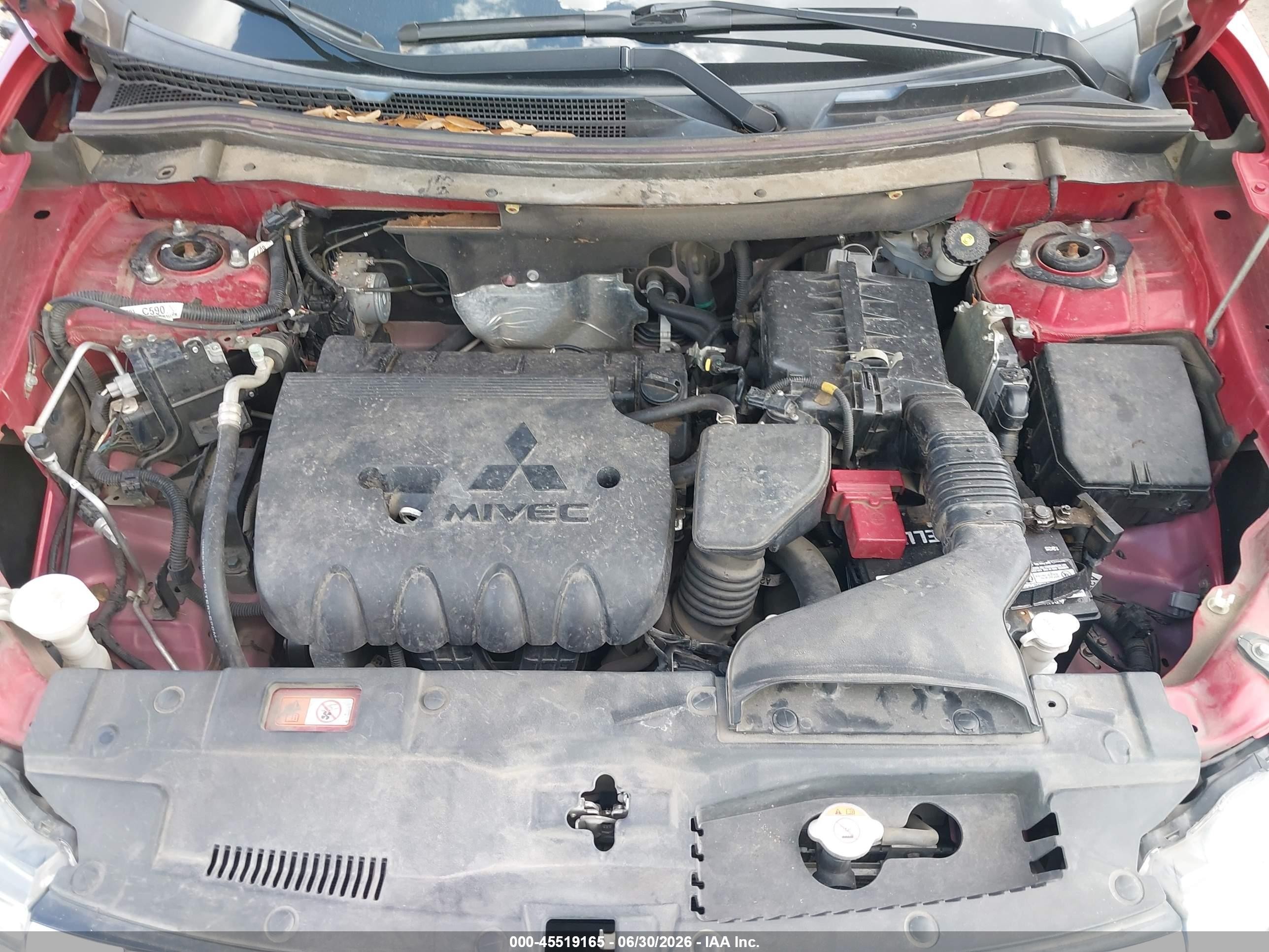2015 Mitsubishi Outlander Se Red vin: JA4AD3A39FZ001231