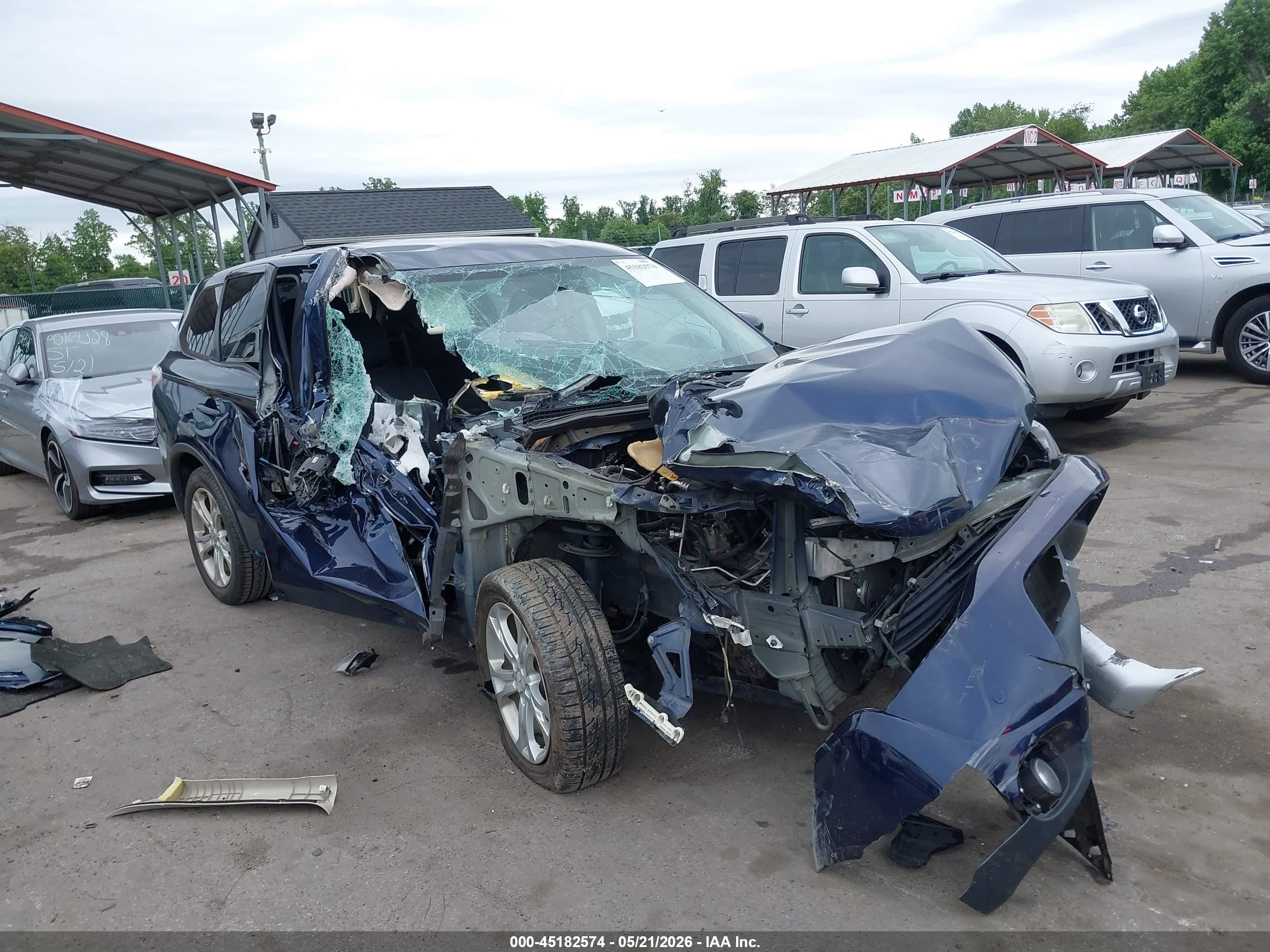 2015 Mitsubishi Outlander Se Синий vin: JA4AD3A39FZ005876
