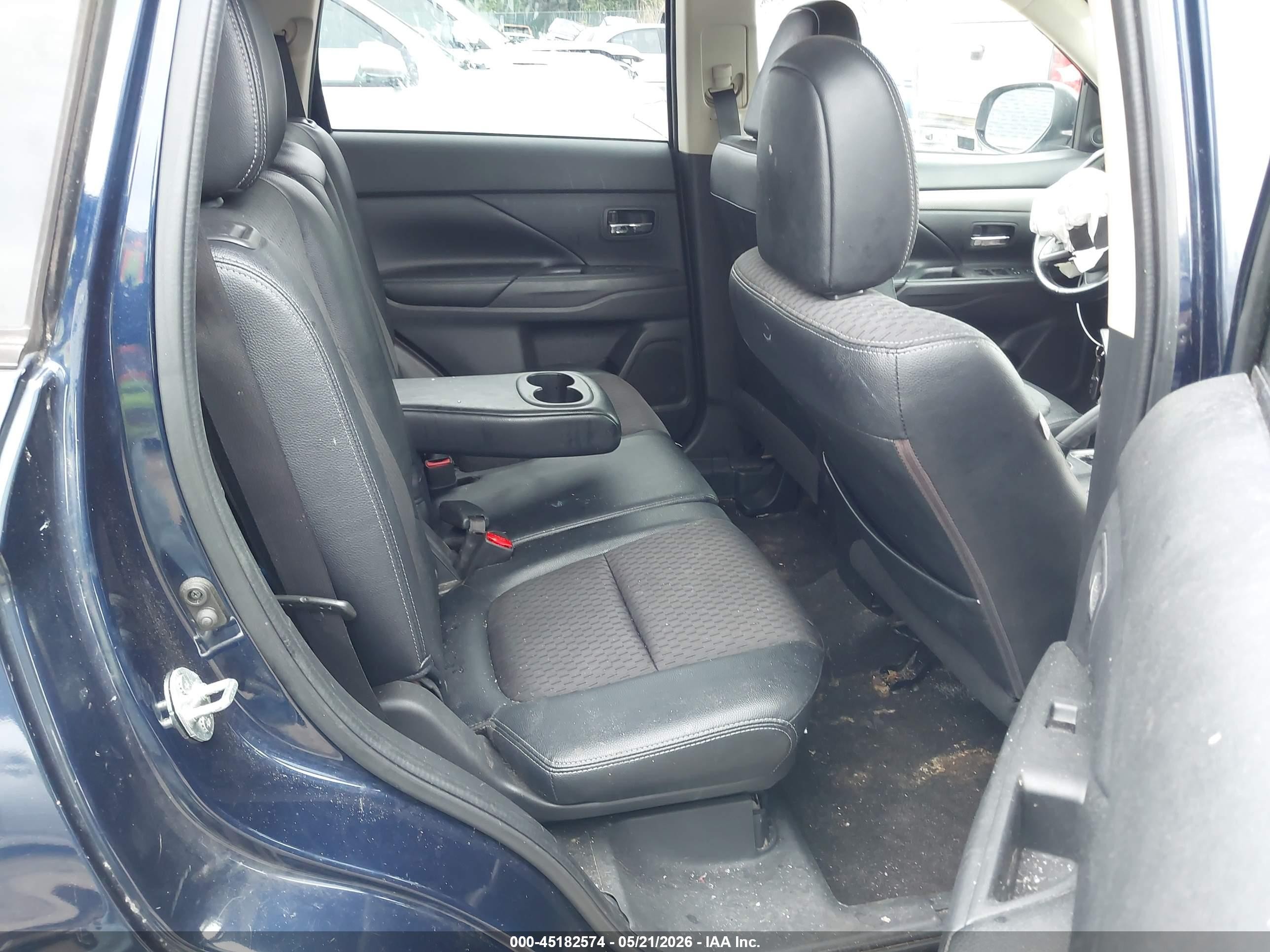 2015 Mitsubishi Outlander Se Blue vin: JA4AD3A39FZ005876