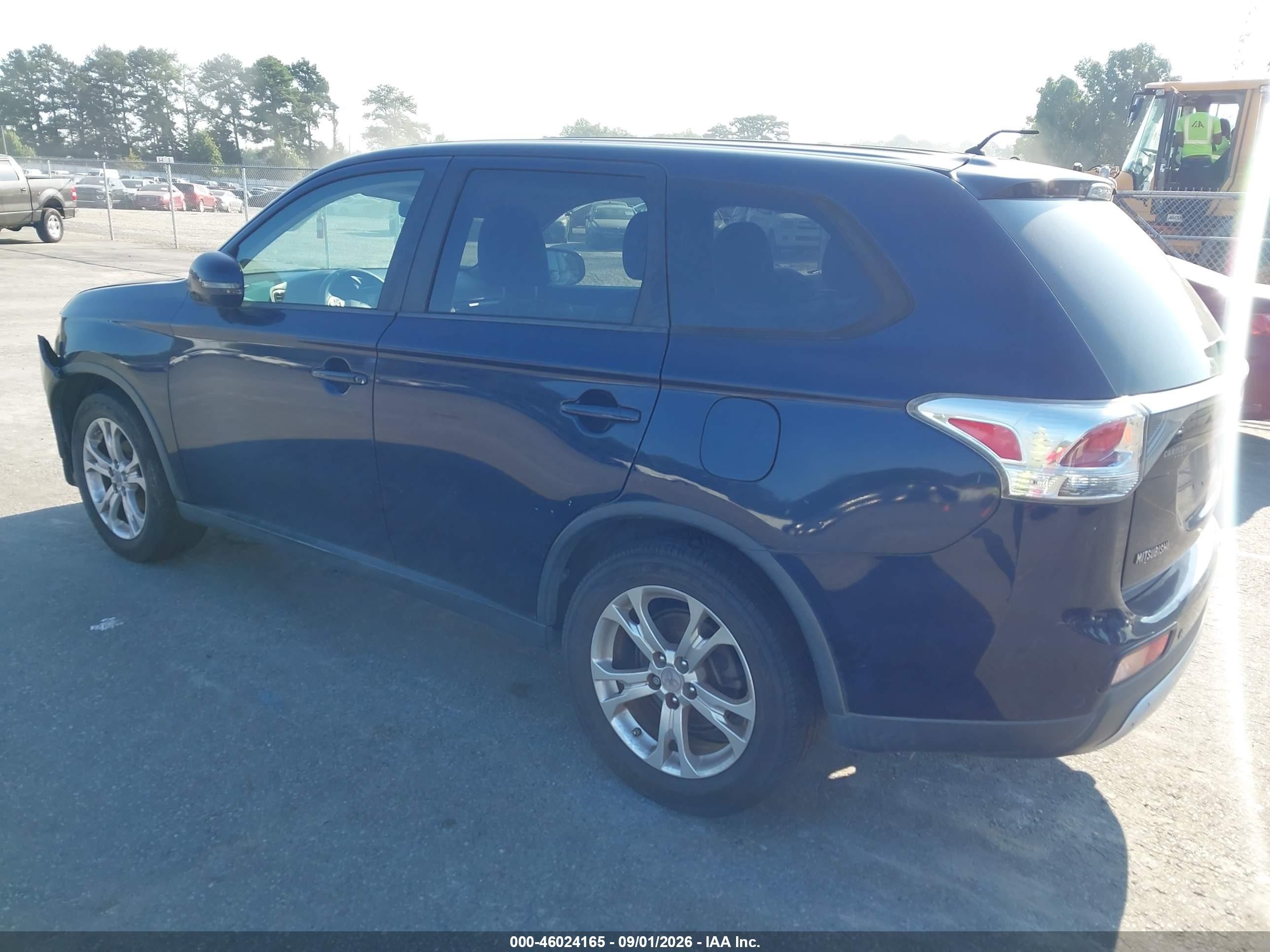 2015 Mitsubishi Outlander Se Blue vin: JA4AD3A39FZ007322