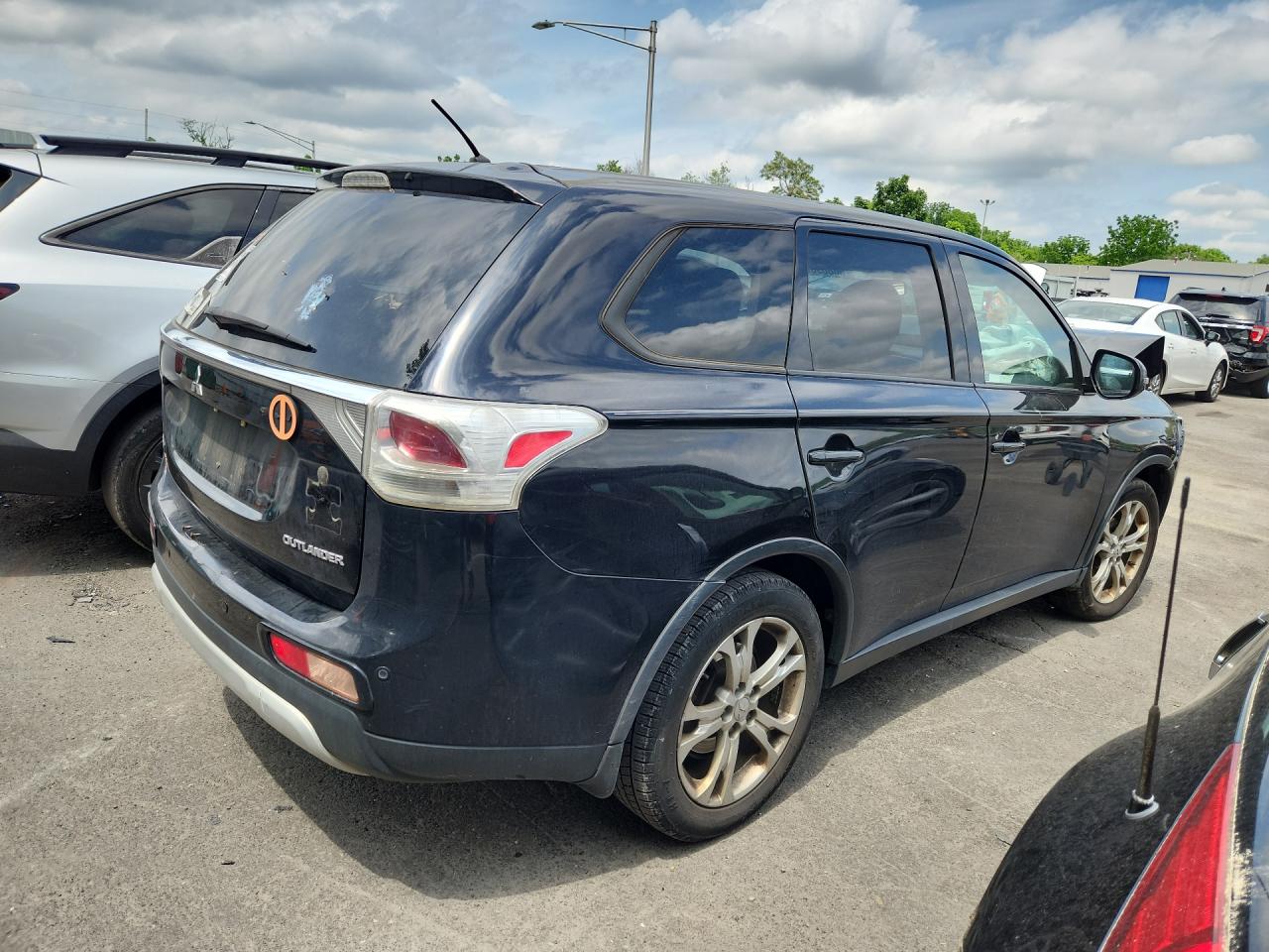 2015 Mitsubishi Outlander Se Black vin: JA4AD3A39FZ010771