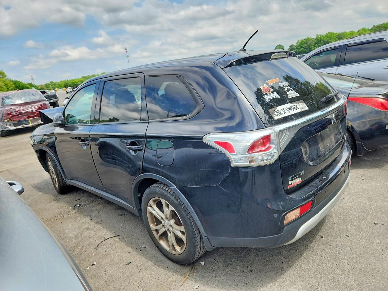 2015 Mitsubishi Outlander Se Black vin: JA4AD3A39FZ010771