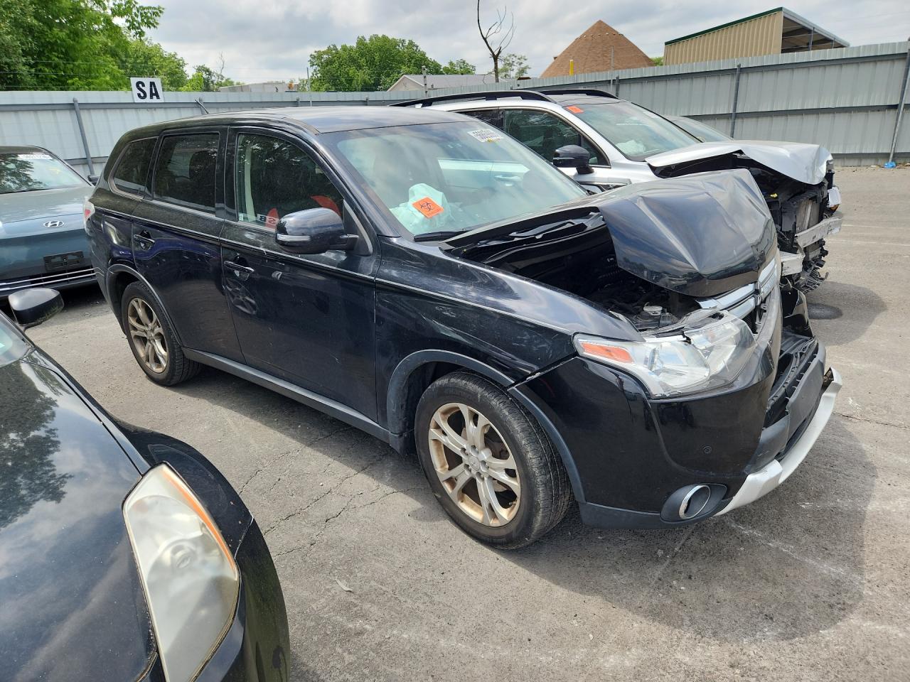 2015 Mitsubishi Outlander Se Black vin: JA4AD3A39FZ010771