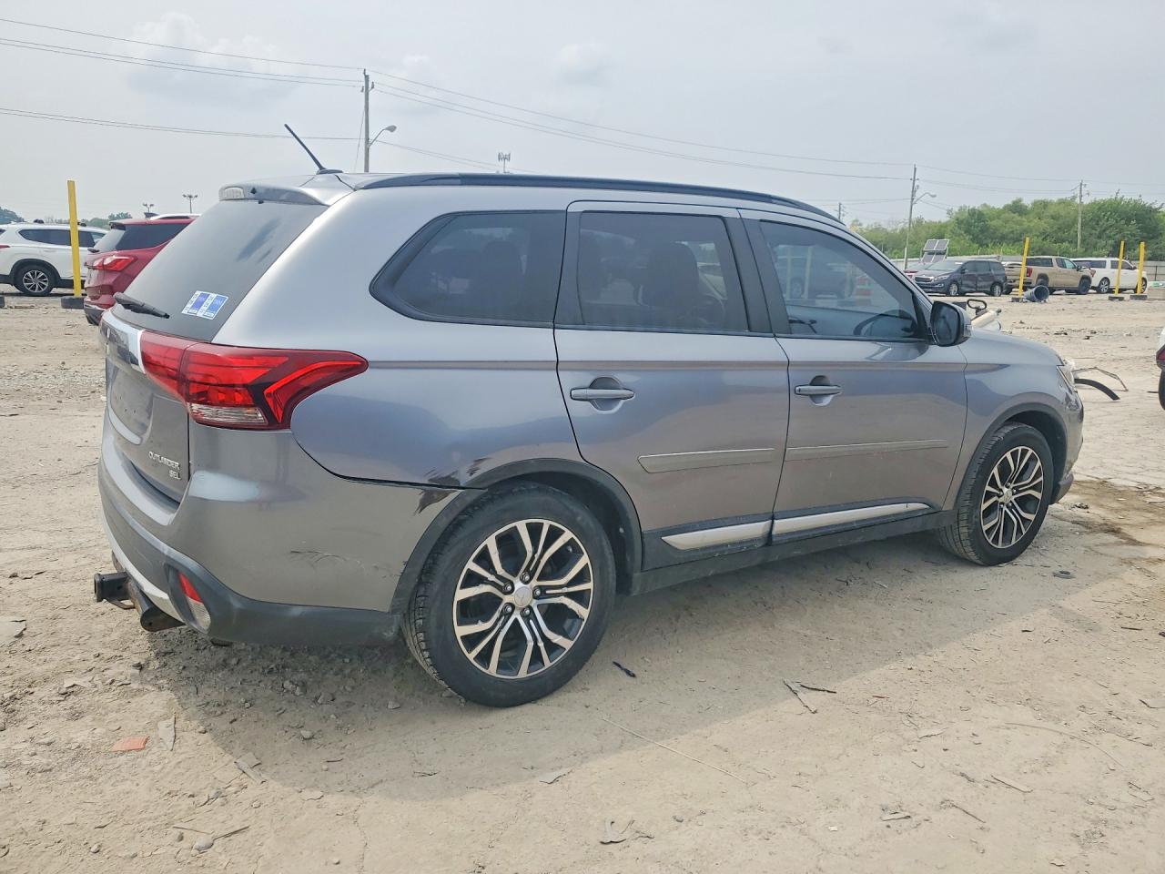 2016 Mitsubishi Outlander Se Gray vin: JA4AD3A39GZ057297
