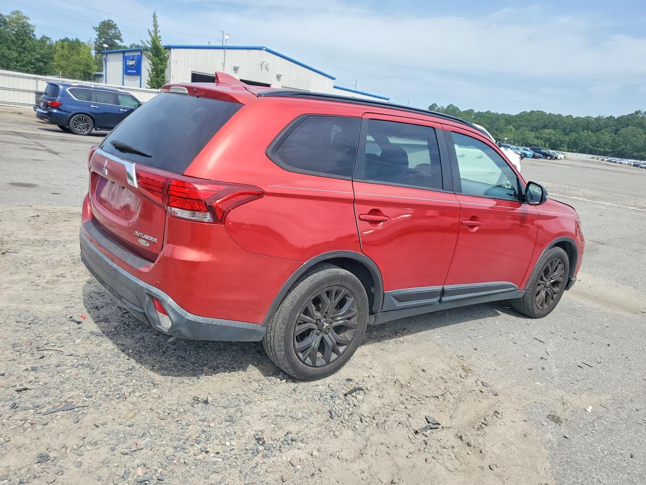 2018 Mitsubishi Outlander Se Burgundy vin: JA4AD3A39JZ035260