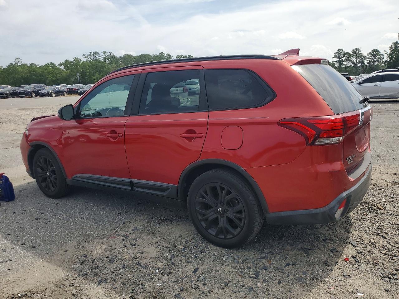 2018 Mitsubishi Outlander Se Burgundy vin: JA4AD3A39JZ035260