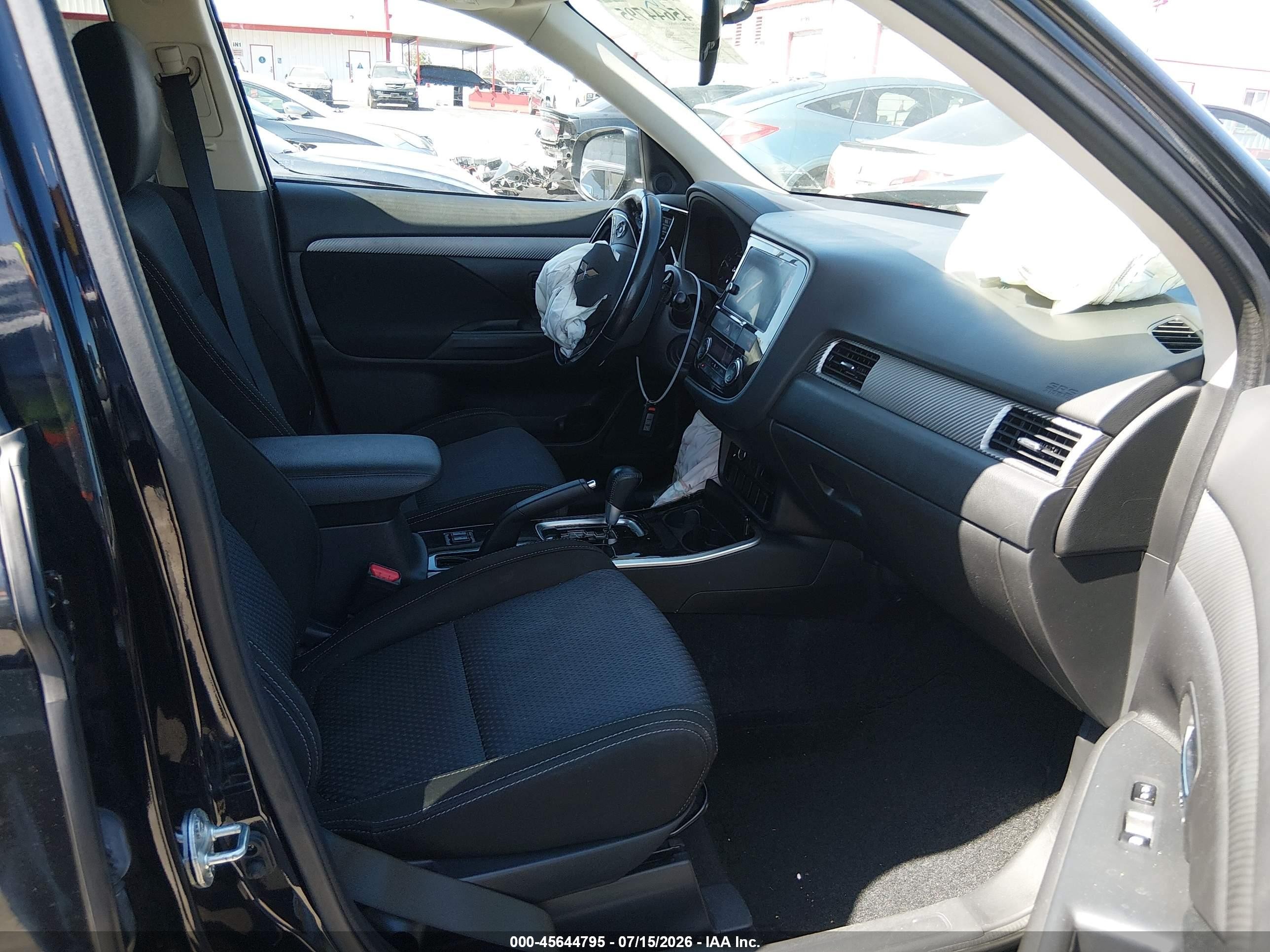 2018 Mitsubishi Outlander Se Black vin: JA4AD3A39JZ042497
