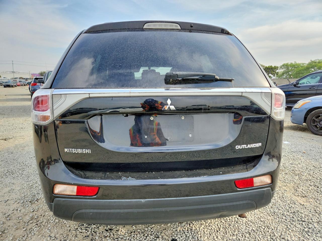2014 Mitsubishi Outlander Se Серый vin: JA4AD3A3XEZ001639