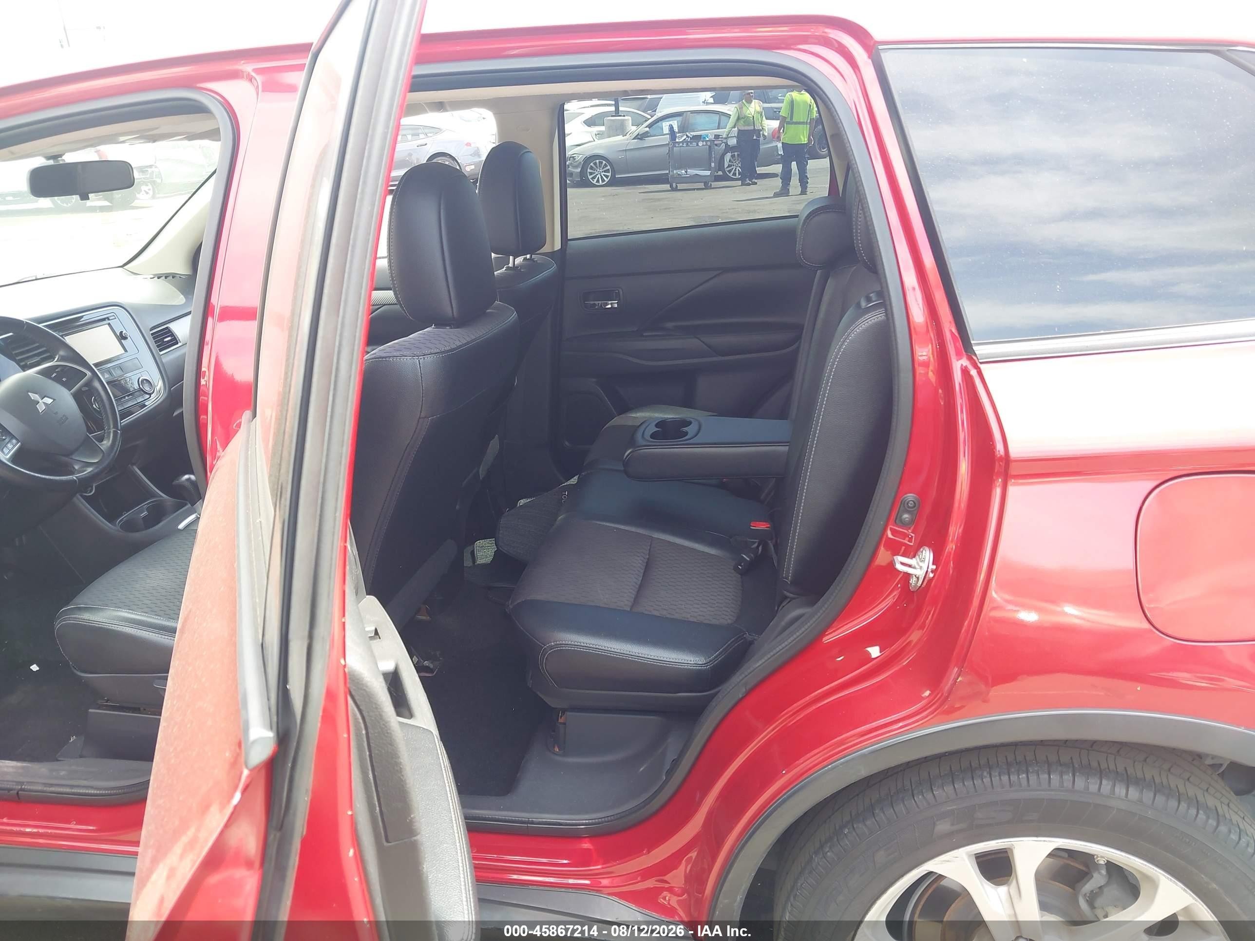 2015 Mitsubishi Outlander Se Red vin: JA4AD3A3XFZ003733