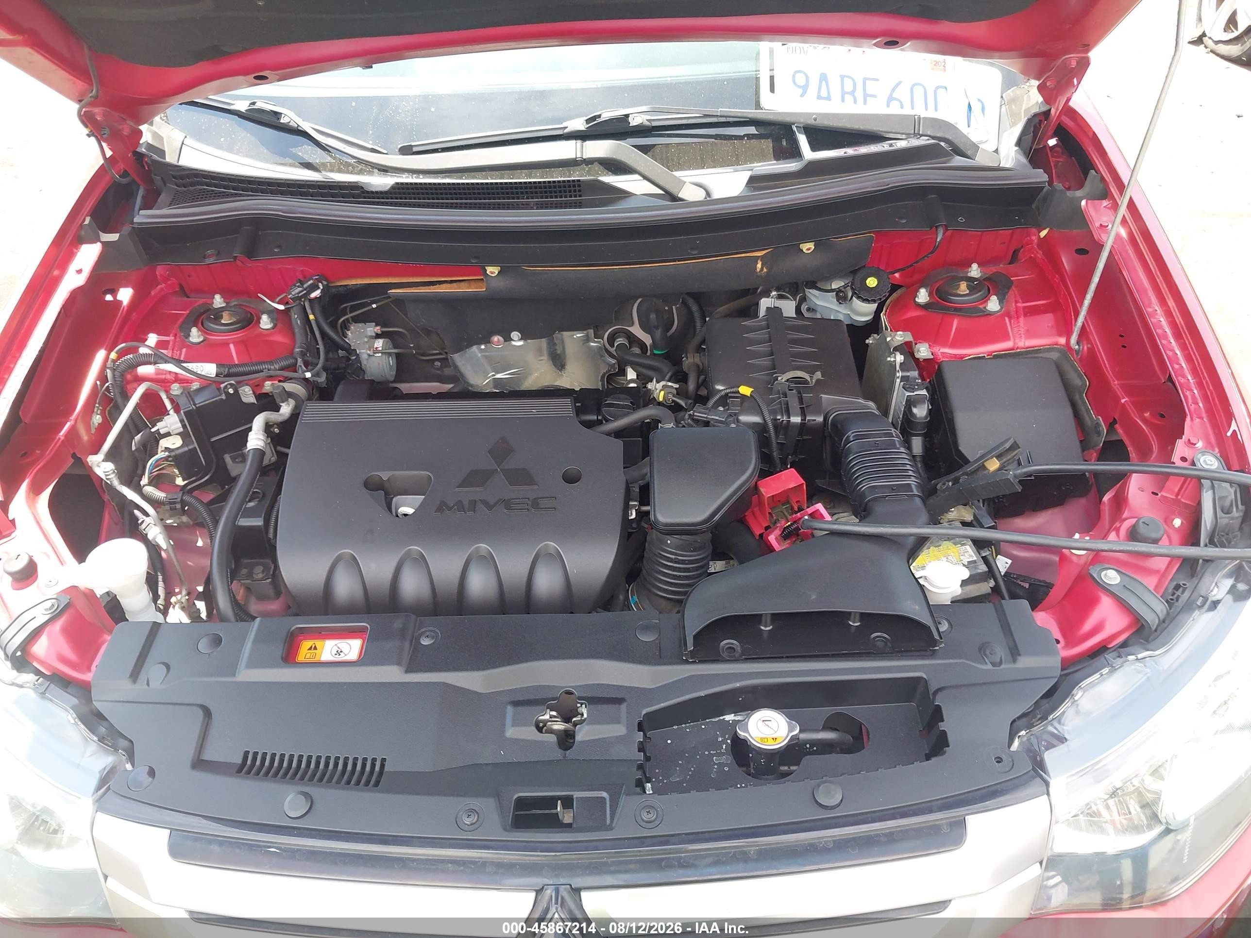 2015 Mitsubishi Outlander Se Red vin: JA4AD3A3XFZ003733