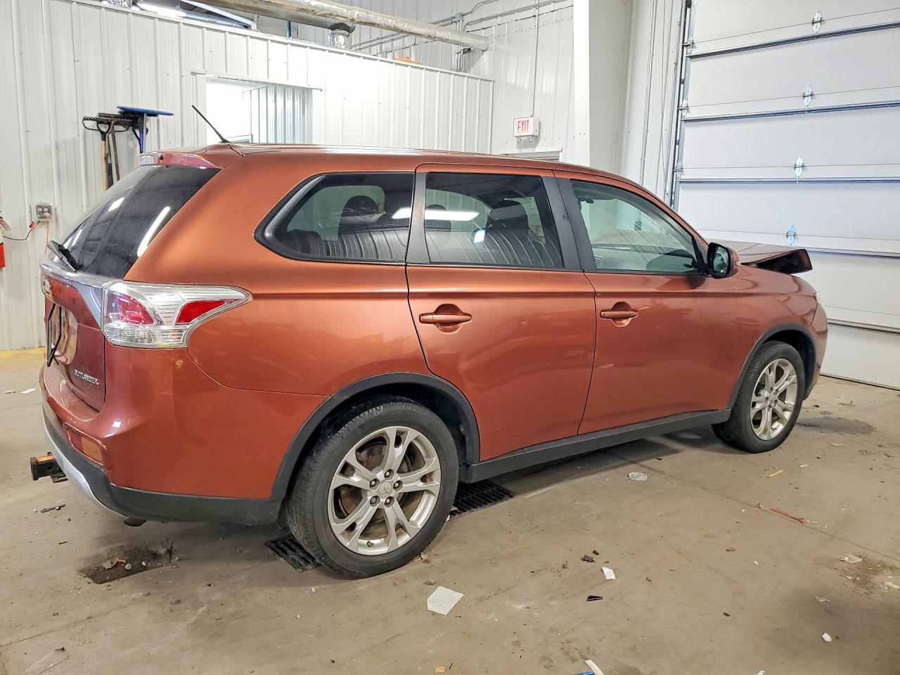 2015 Mitsubishi Outlander Se Orange vin: JA4AD3A3XFZ009810