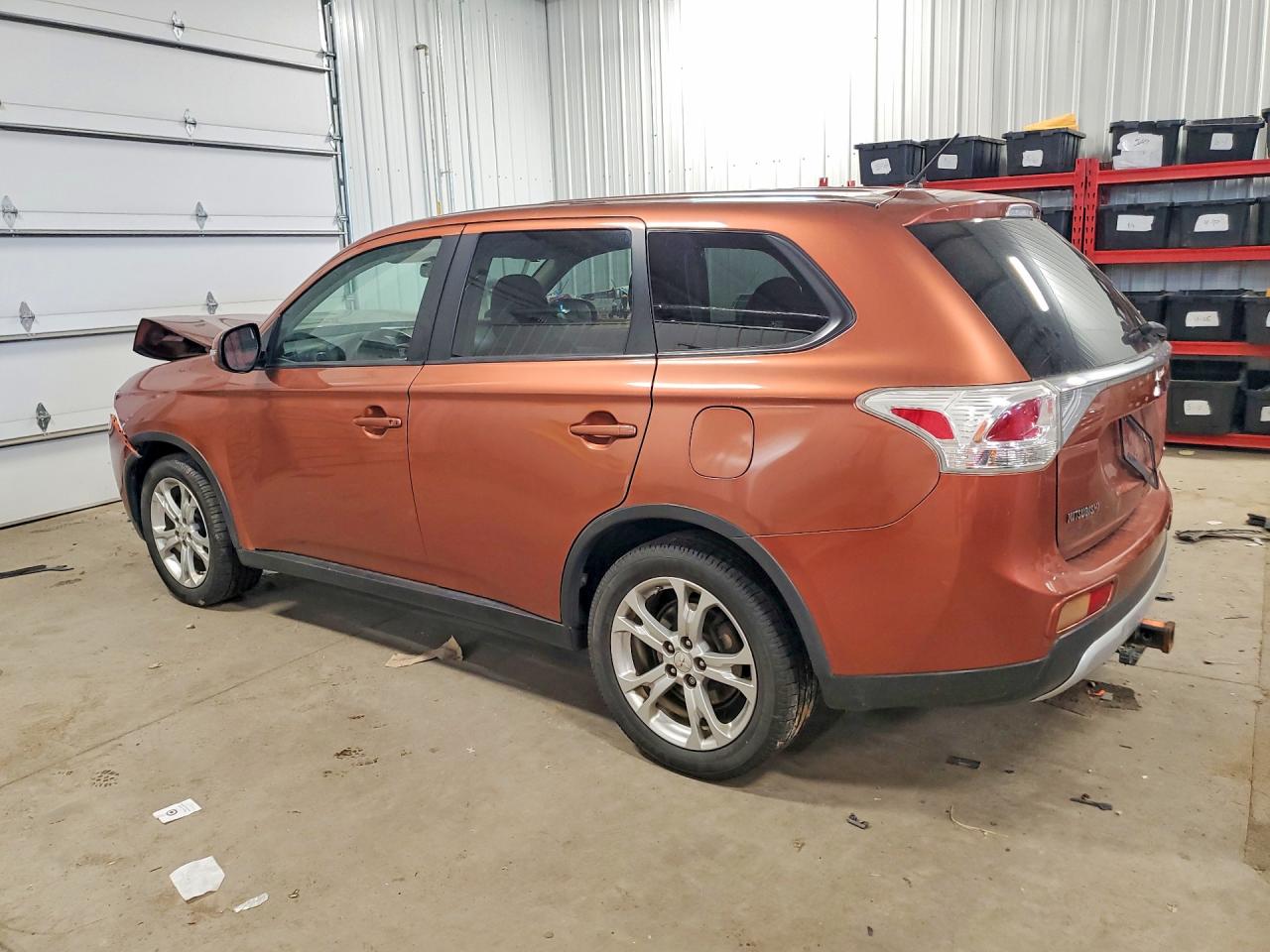 2015 Mitsubishi Outlander Se Orange vin: JA4AD3A3XFZ009810