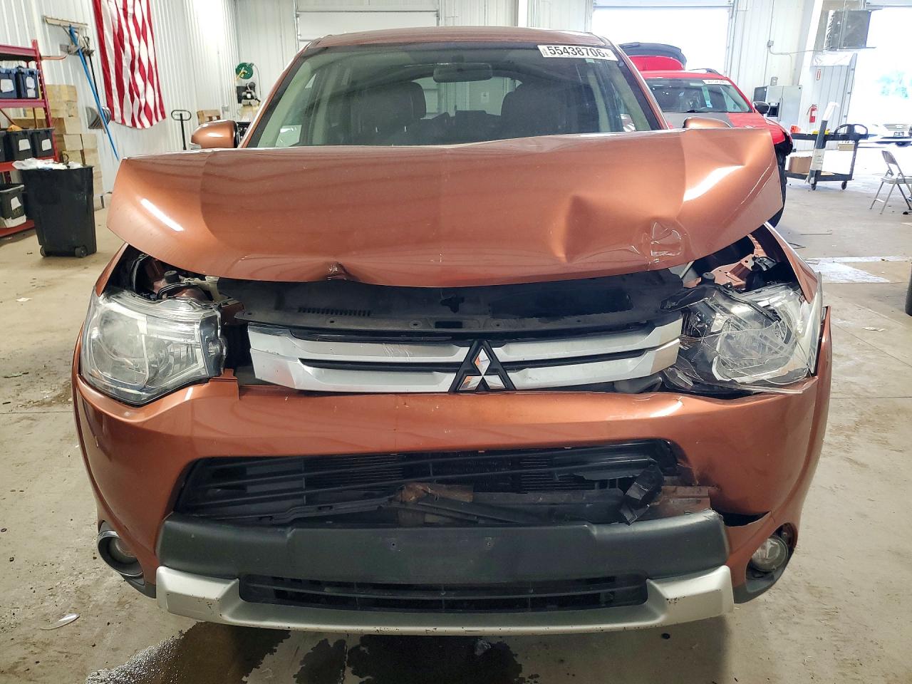 2015 Mitsubishi Outlander Se Orange vin: JA4AD3A3XFZ009810