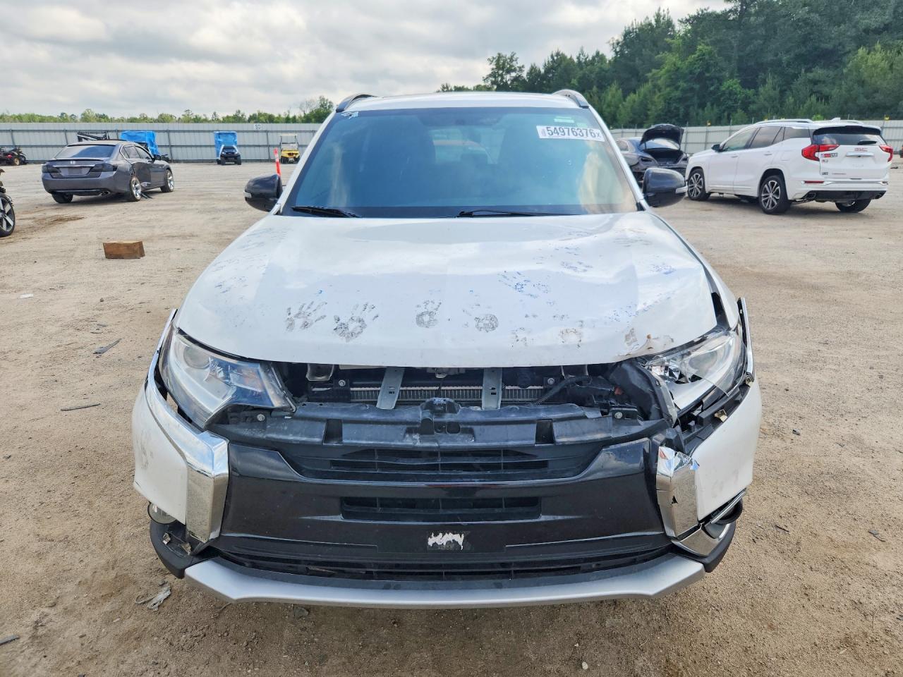 2018 Mitsubishi Outlander Se White vin: JA4AD3A3XJZ033274