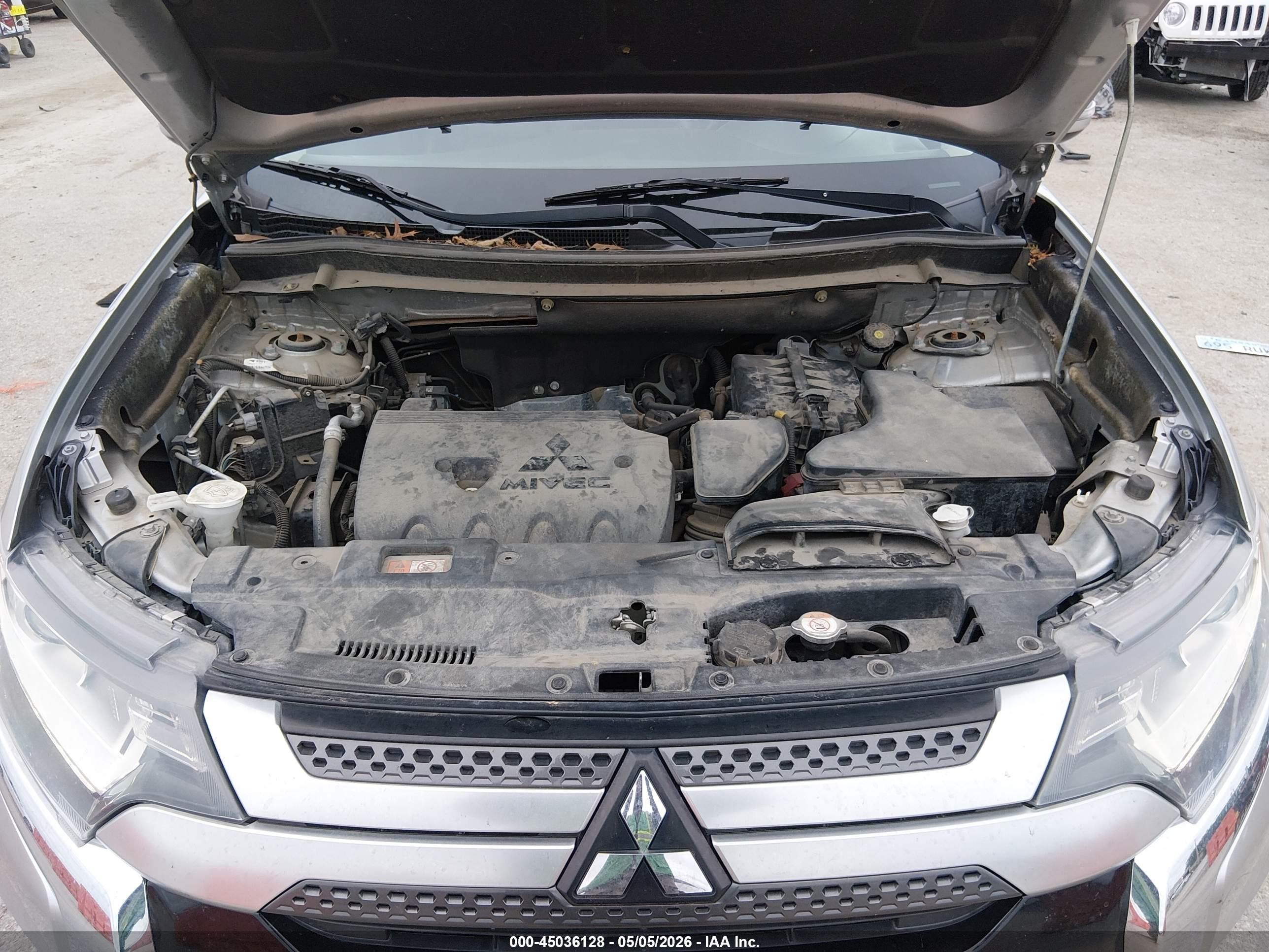 2019 Mitsubishi Outlander Sel Silver vin: JA4AD3A3XKZ024950