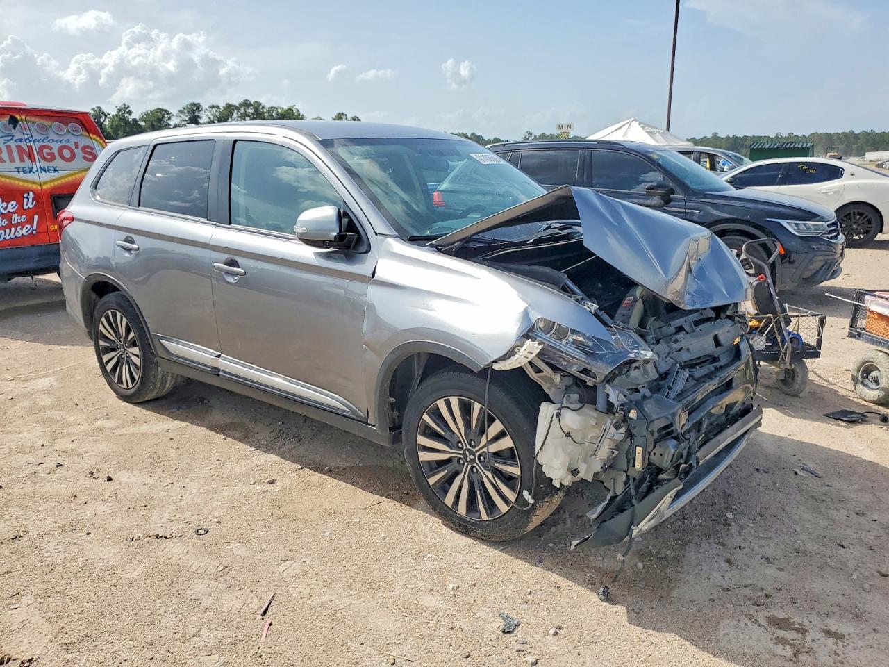 2019 Mitsubishi Outlander Se Silver vin: JA4AD3A3XKZ043045