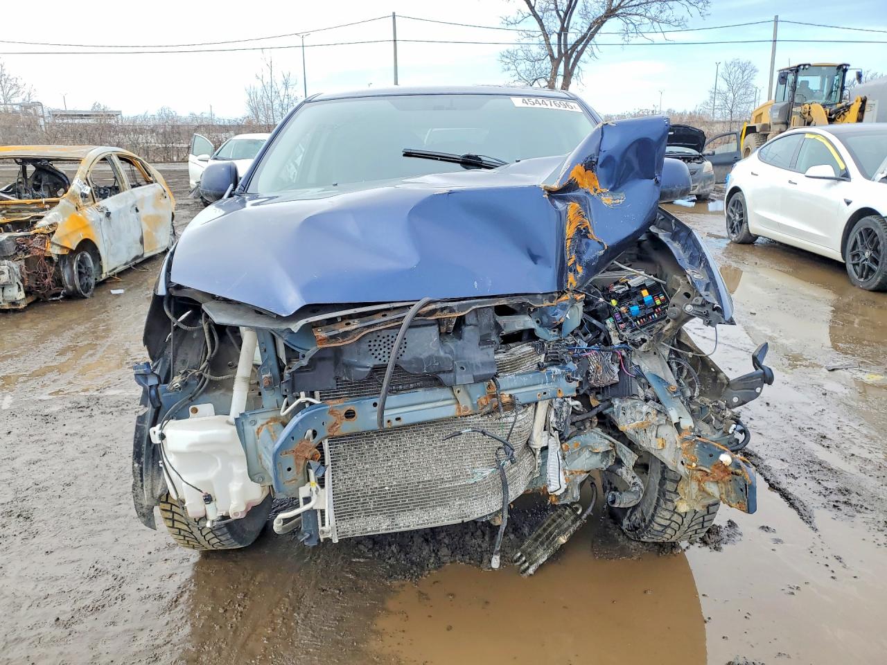 2011 Mitsubishi Rvr Se Синий vin: JA4AJ3AU0BZ602944
