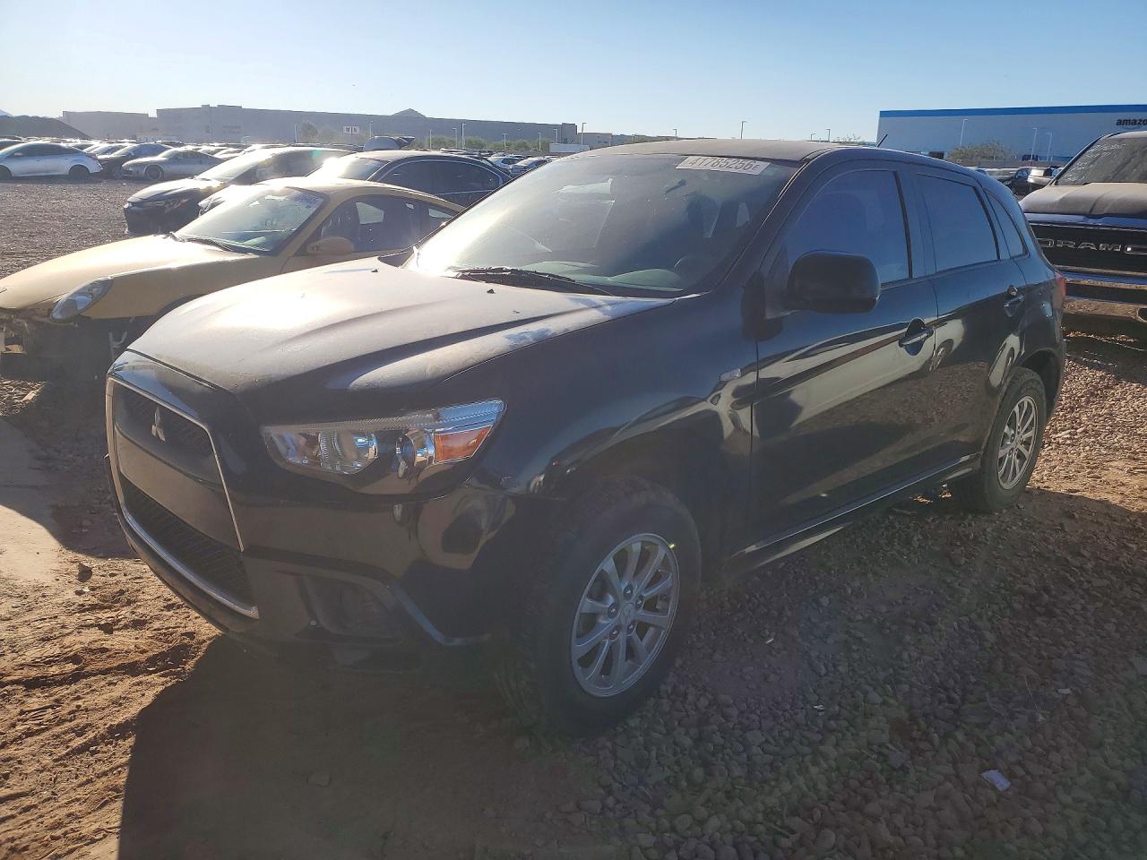 2011 Mitsubishi Outlander Sport Es Black vin: JA4AP3AU0BZ007803