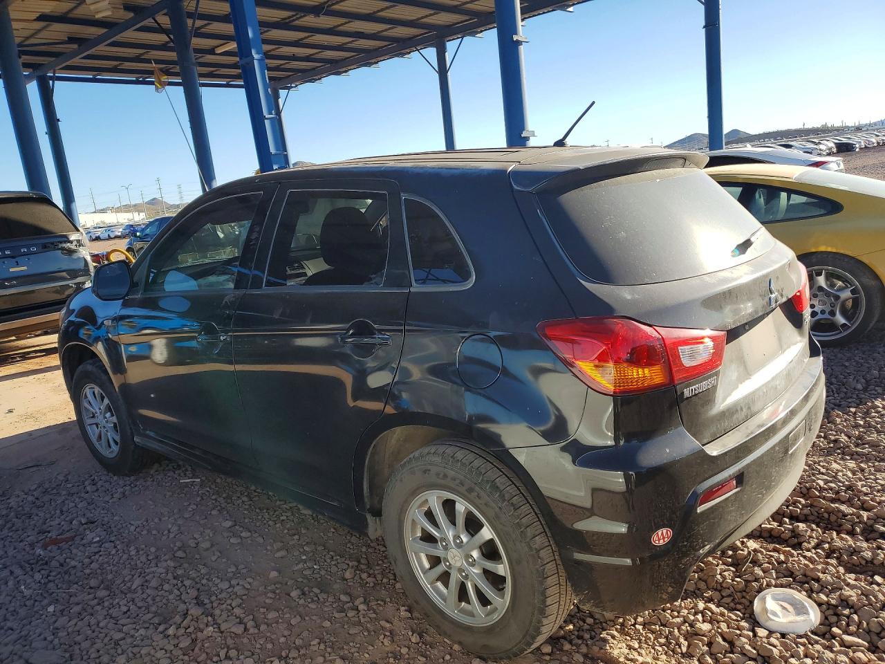 2011 Mitsubishi Outlander Sport Es Black vin: JA4AP3AU0BZ007803