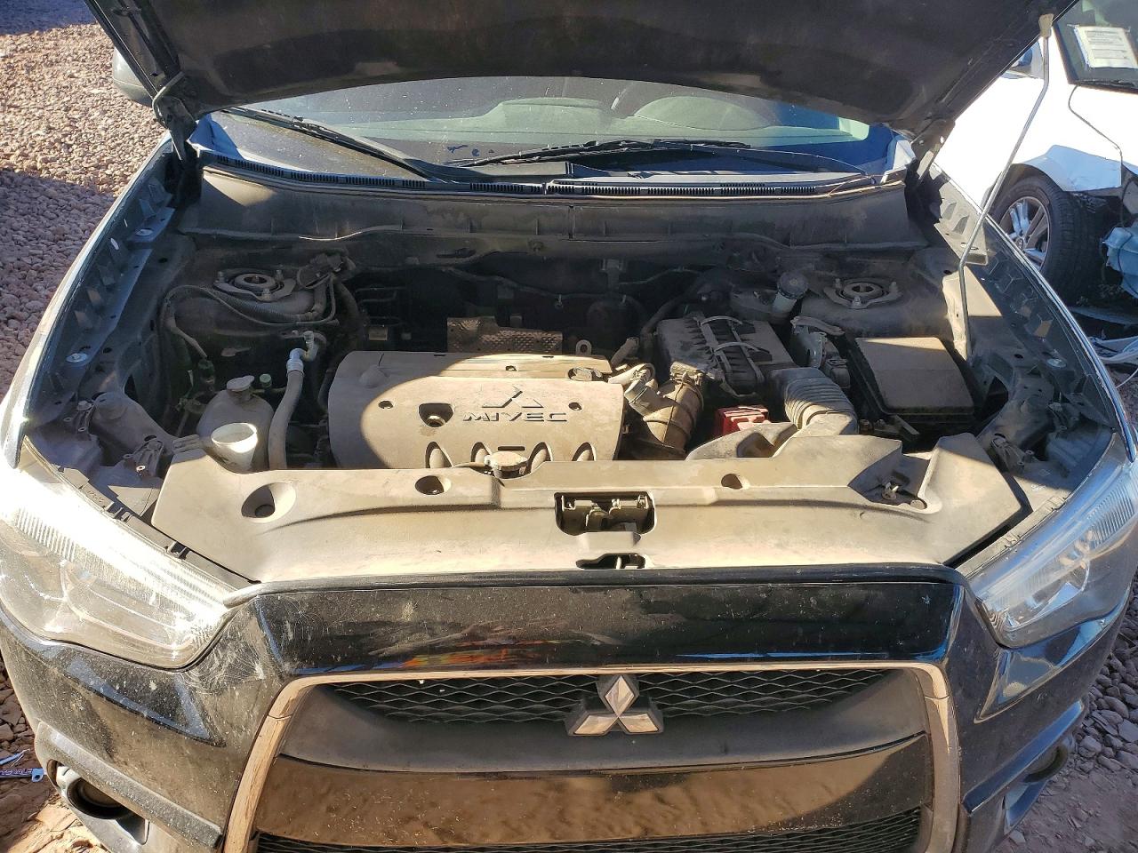 2011 Mitsubishi Outlander Sport Es Black vin: JA4AP3AU0BZ007803