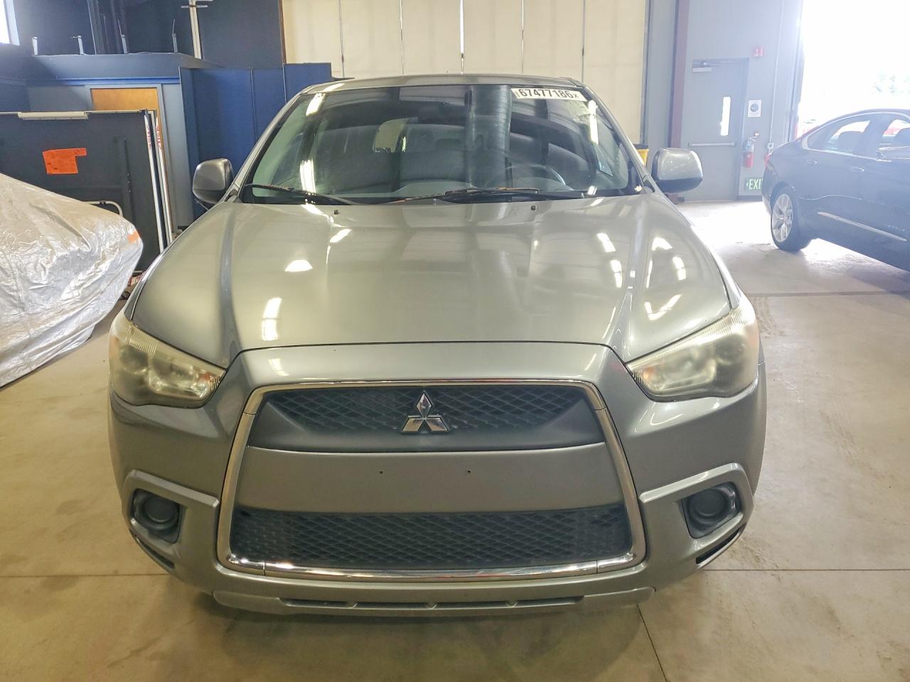 2012 Mitsubishi Outlander Sport Es Silver vin: JA4AP3AU0CZ002375