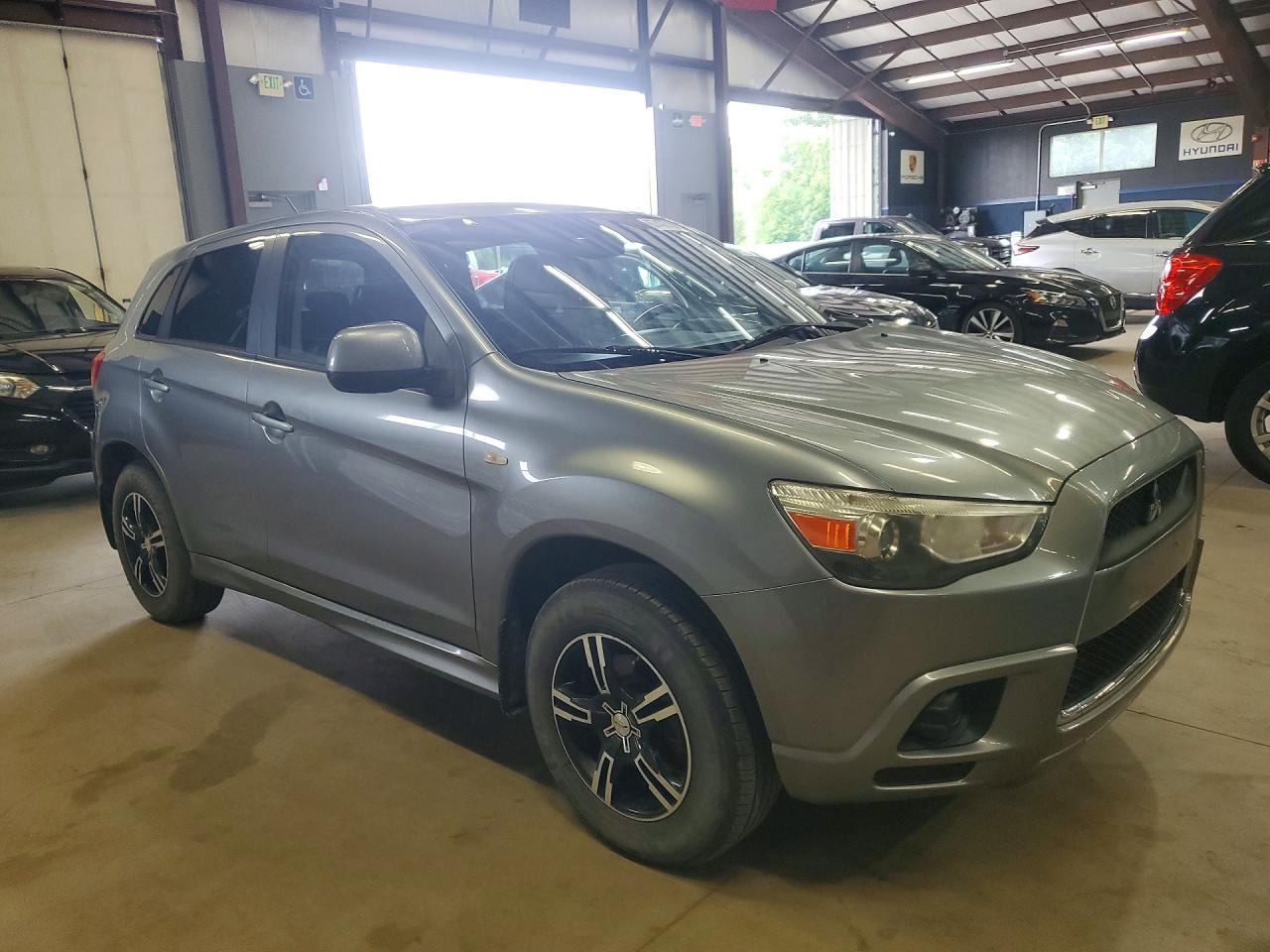 2012 Mitsubishi Outlander Sport Es Silver vin: JA4AP3AU0CZ002375