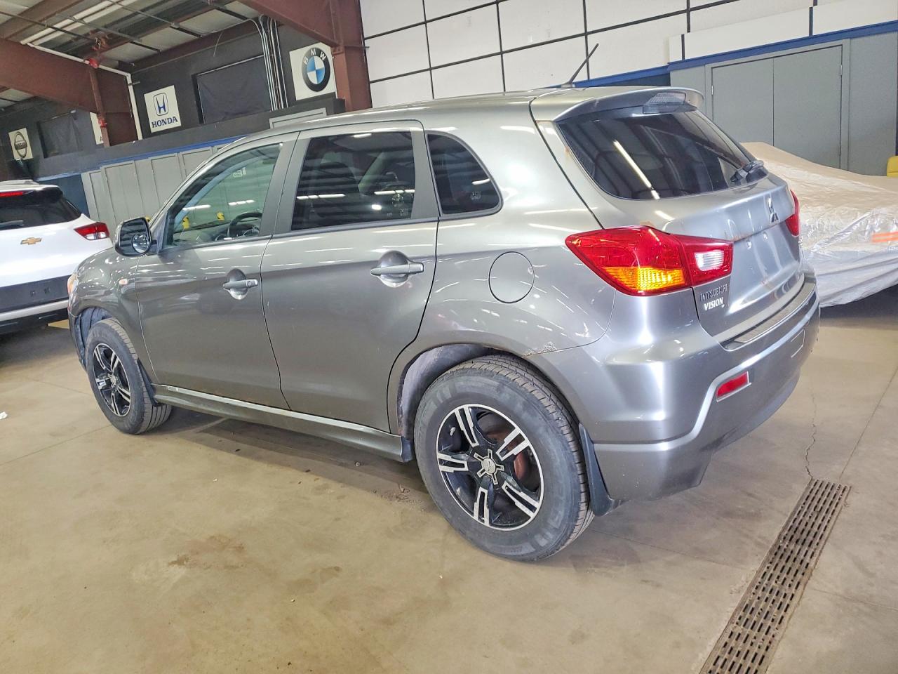 2012 Mitsubishi Outlander Sport Es Silver vin: JA4AP3AU0CZ002375