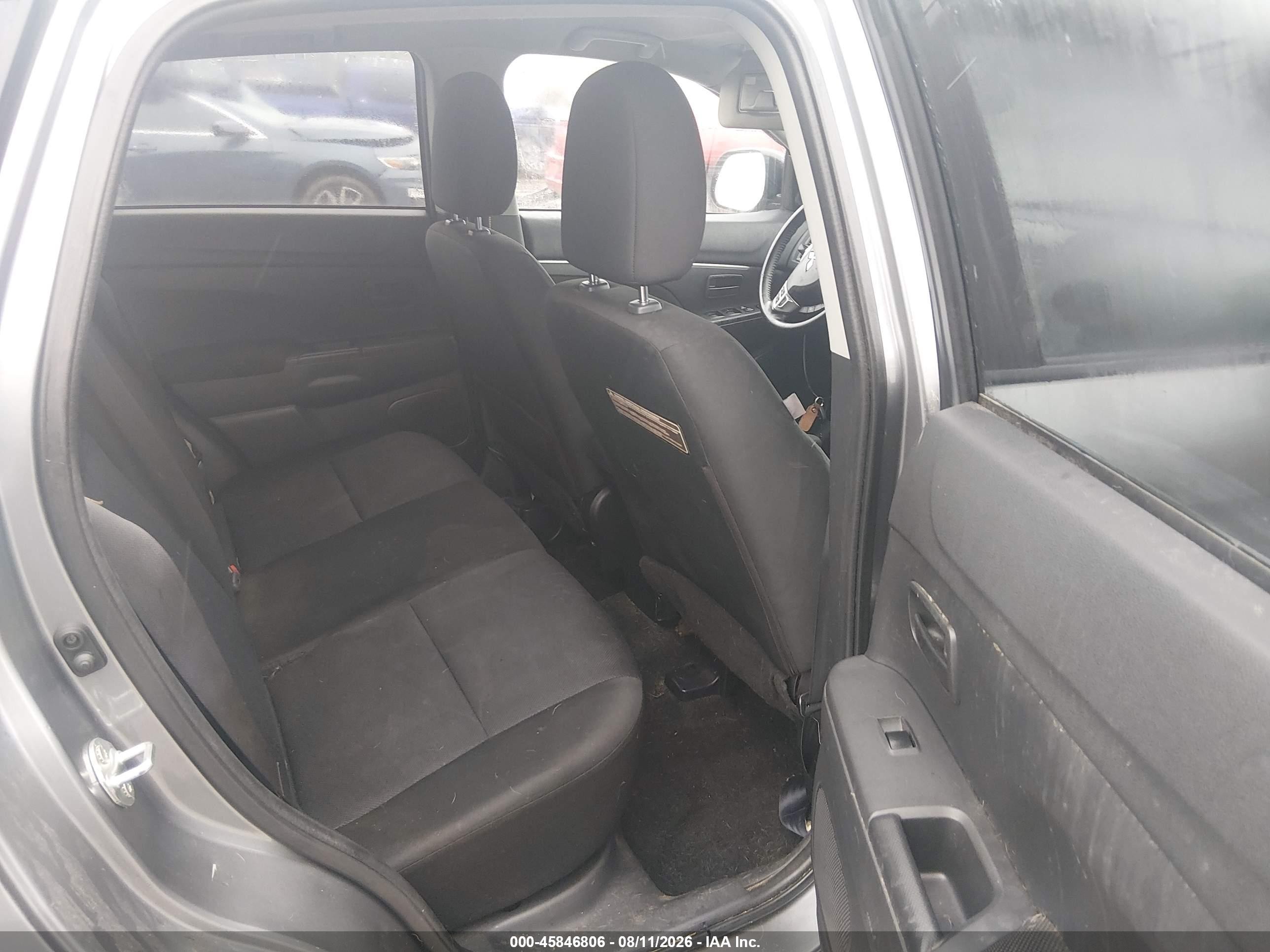 2012 Mitsubishi Outlander Sport Es Gray vin: JA4AP3AU0CZ002859